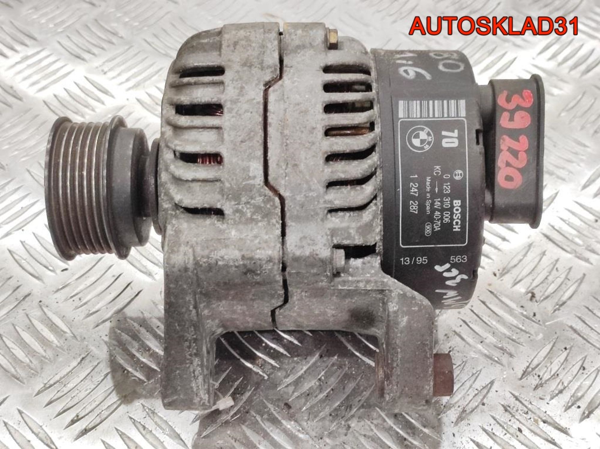 Генератор 70A BMW E36 0123310006 (Р), 5000 рублей, Дубовое