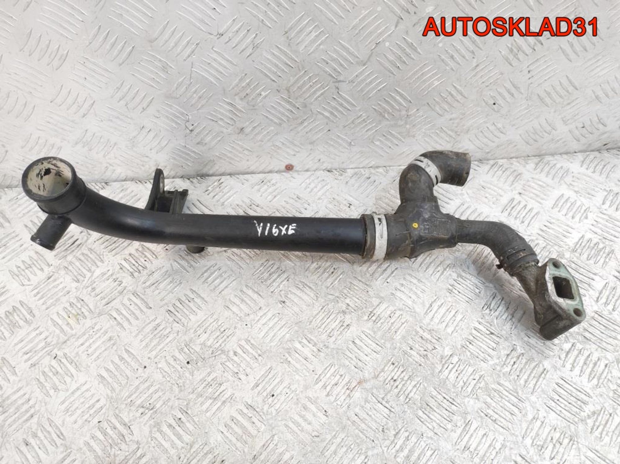 Трубка системы охлаждения Opel Vectra B 1.6 Y16XE Бензин 9128719, 2000 рублей, Дубовое