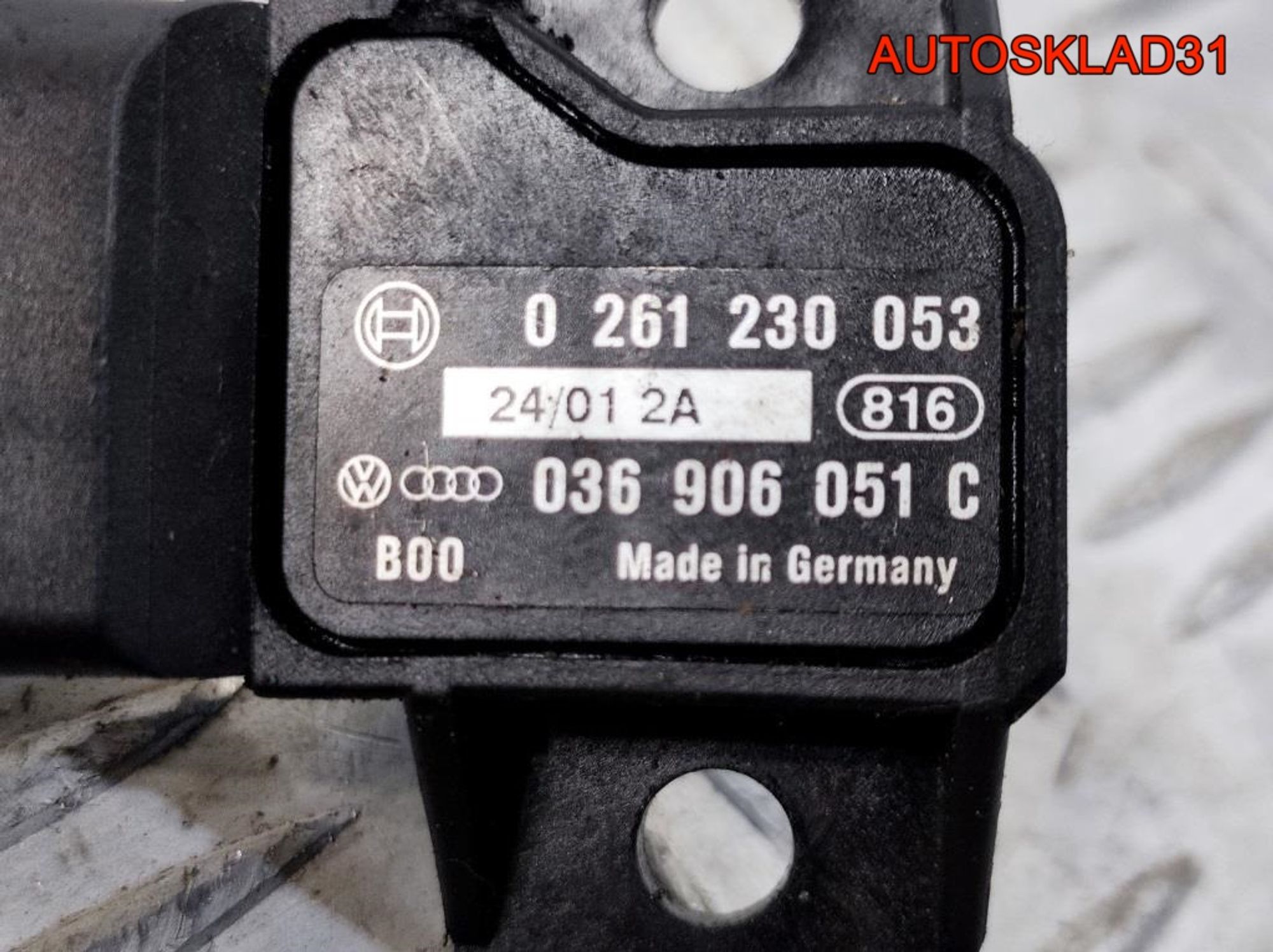 Датчик абсолютного давления Audi A4 B7 036906051C, 1300 рублей, Дубовое