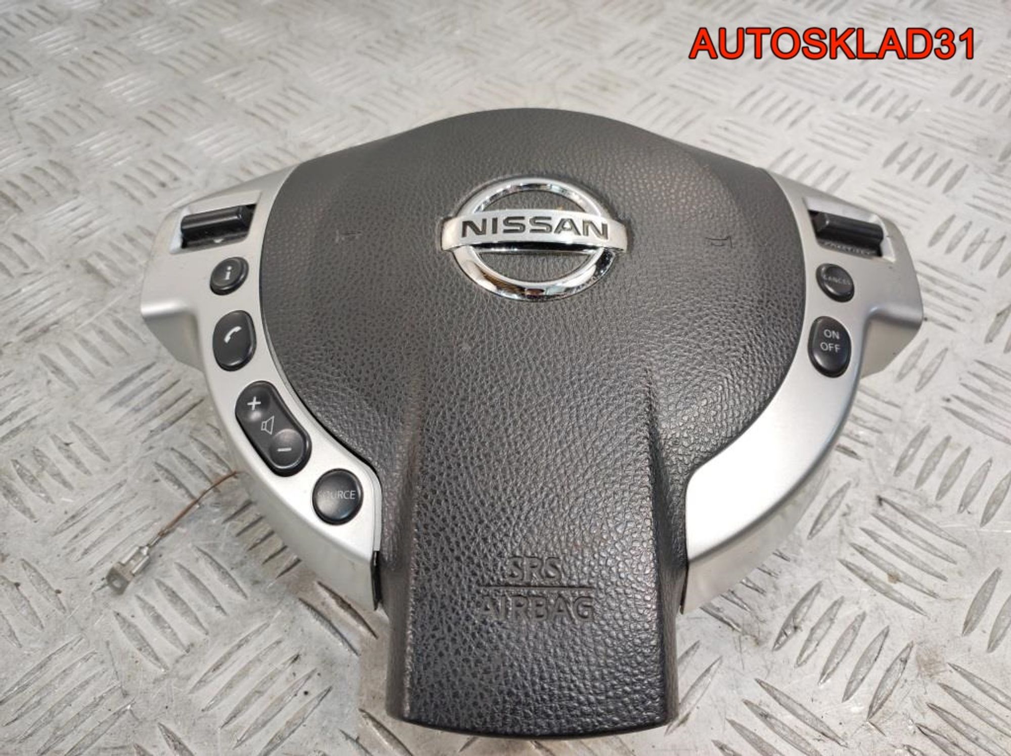 Подушка безопасности в руль Nissan Qashqai 98510JD16D, 6300 рублей, Дубовое
