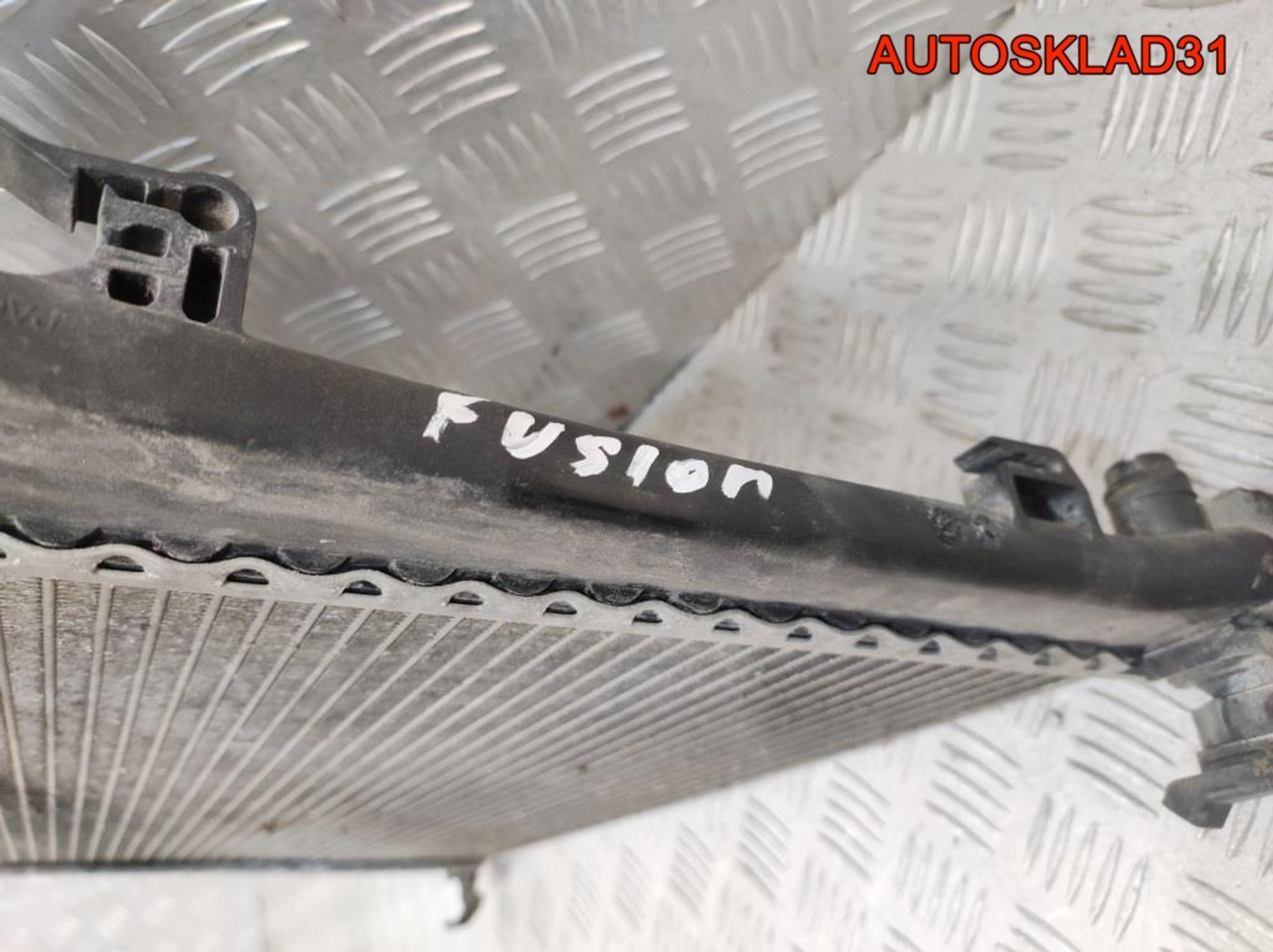 Радиатор основной Ford Fusion 1,4 Бензин 2S6H8005CC, 2000 рублей, Дубовое