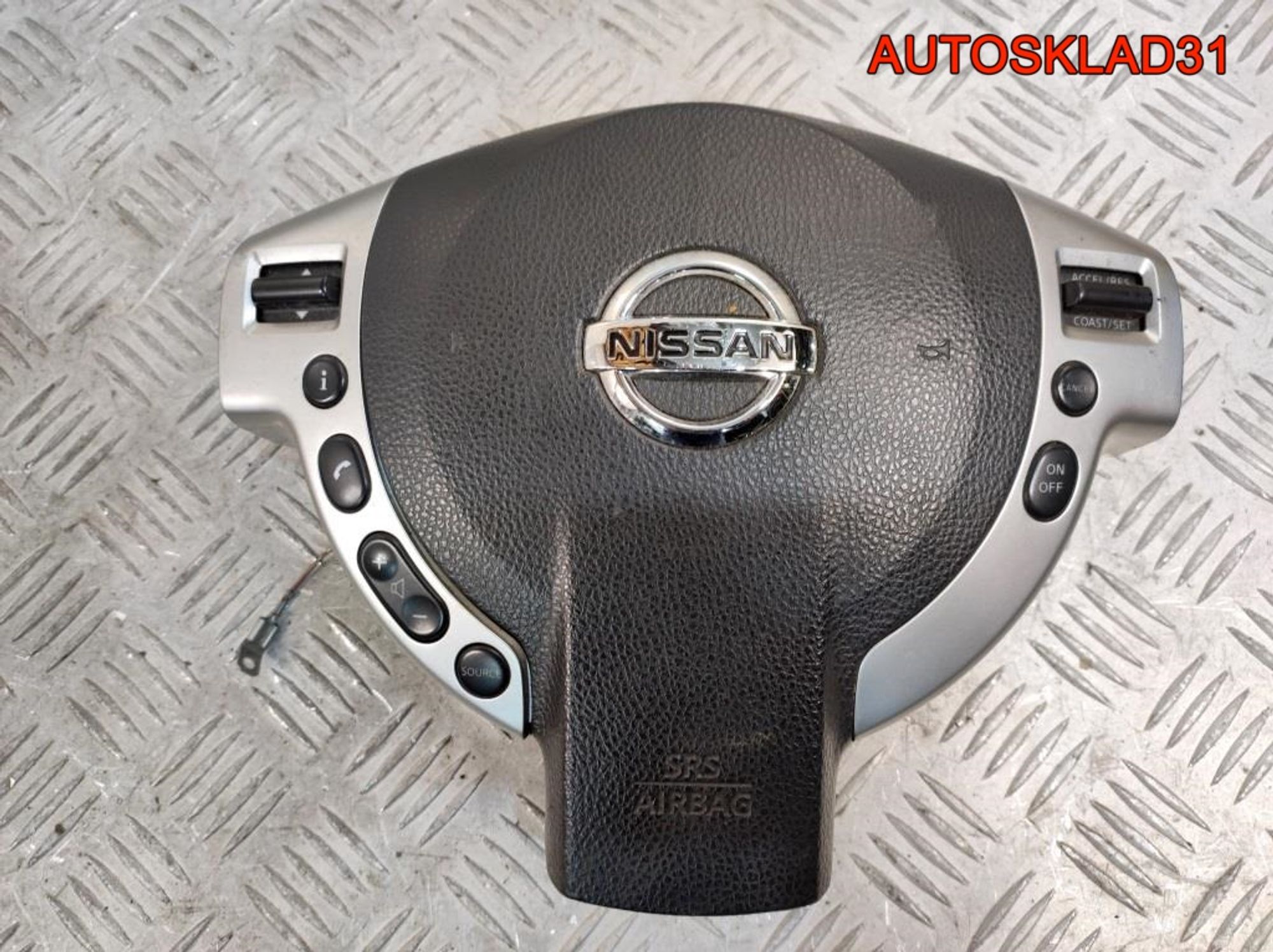 Подушка безопасности в руль Nissan Qashqai 98510JD16D, 6300 рублей, Дубовое