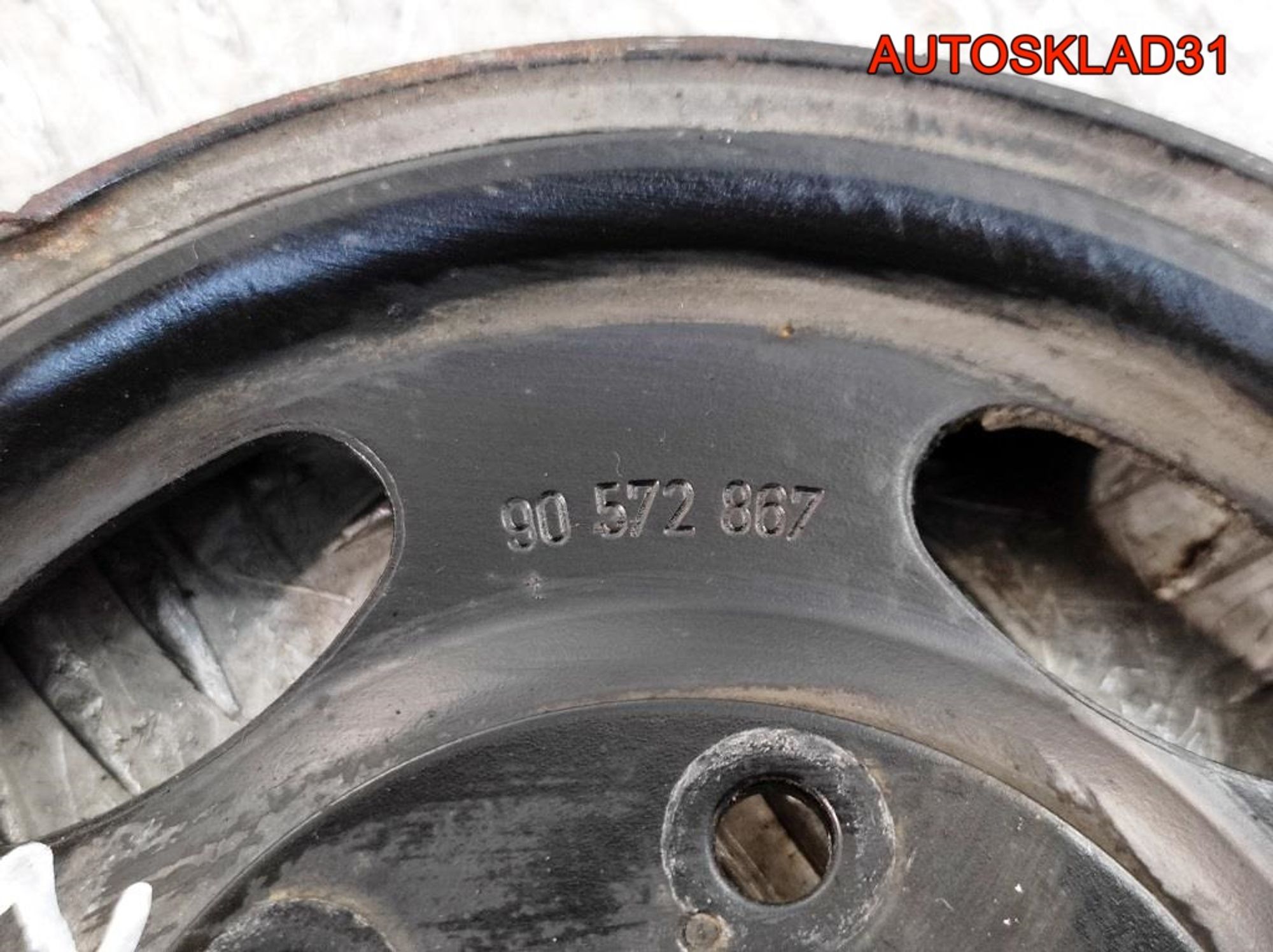 Шкив коленвала Opel Corsa D 1,4 Z14XEP 90572867, 1400 рублей, Дубовое