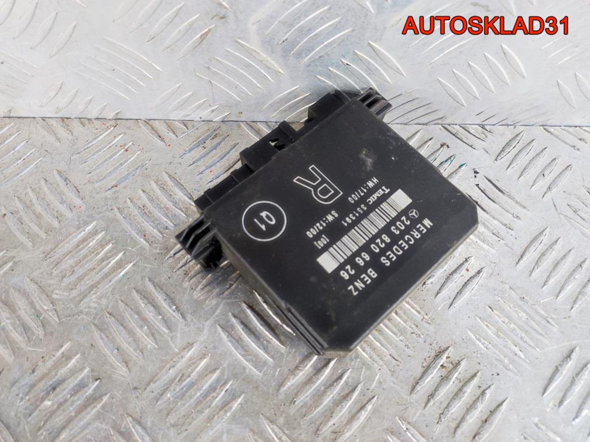 Блок комфорта з/п двери Mercedes W203 A2038206626, 1100 рублей, Дубовое