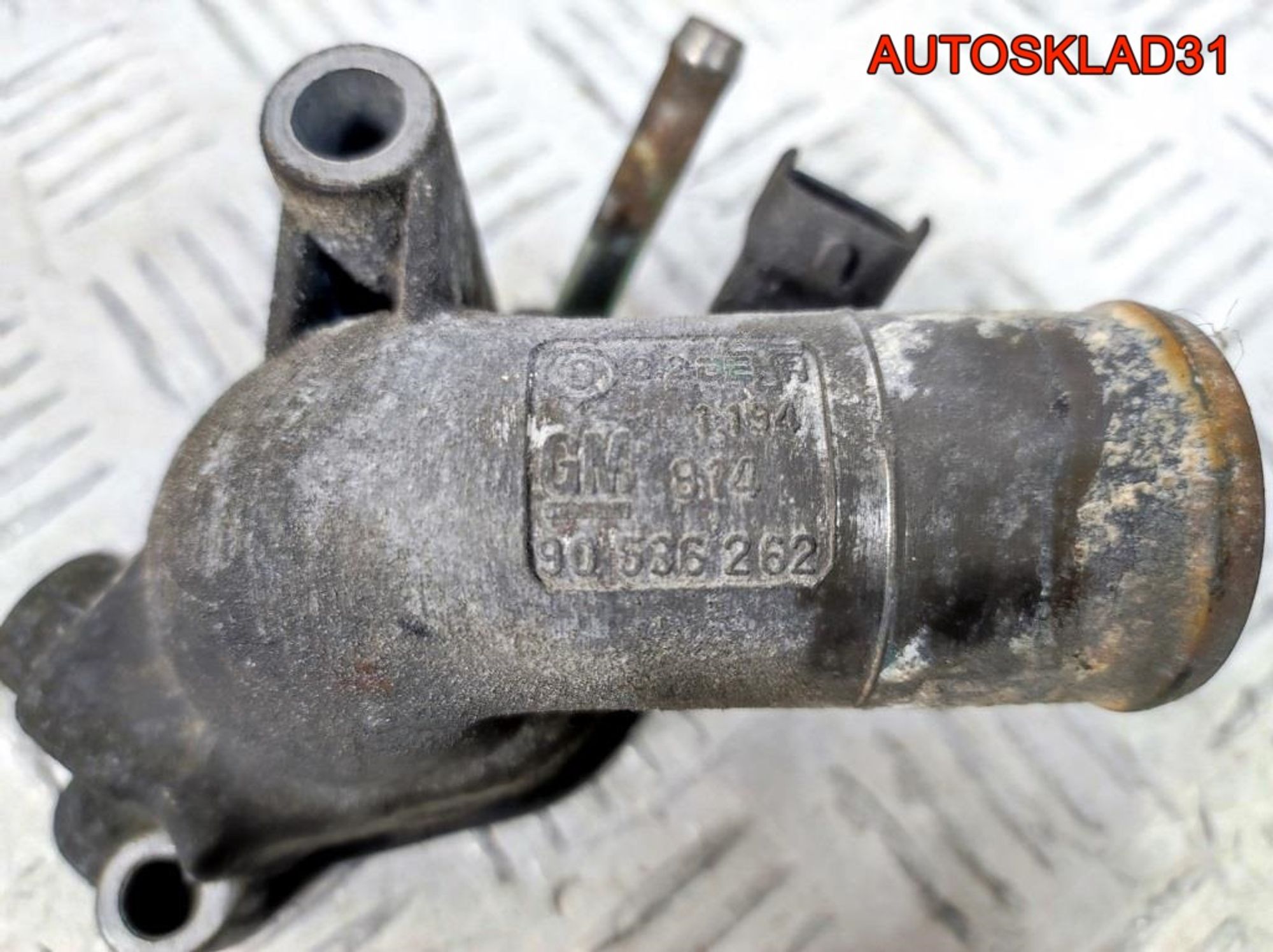 Корпус термостата Opel Astra G 1,8 Z18XE 90536262, 1300 рублей, Дубовое