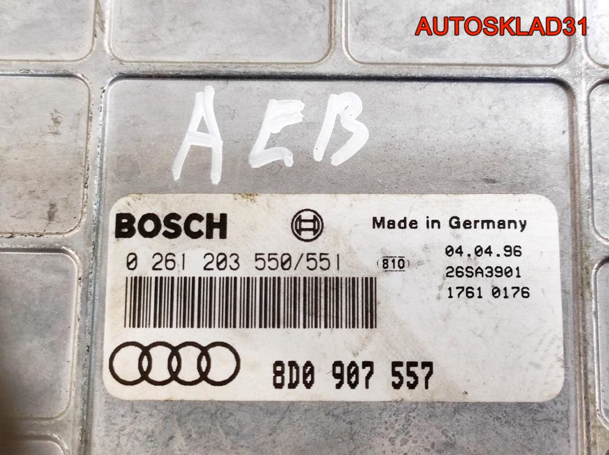 Блок ЭБУ Audi A4 B5 1,8 AEB Бензин 8D0907557, 3600 рублей, Дубовое