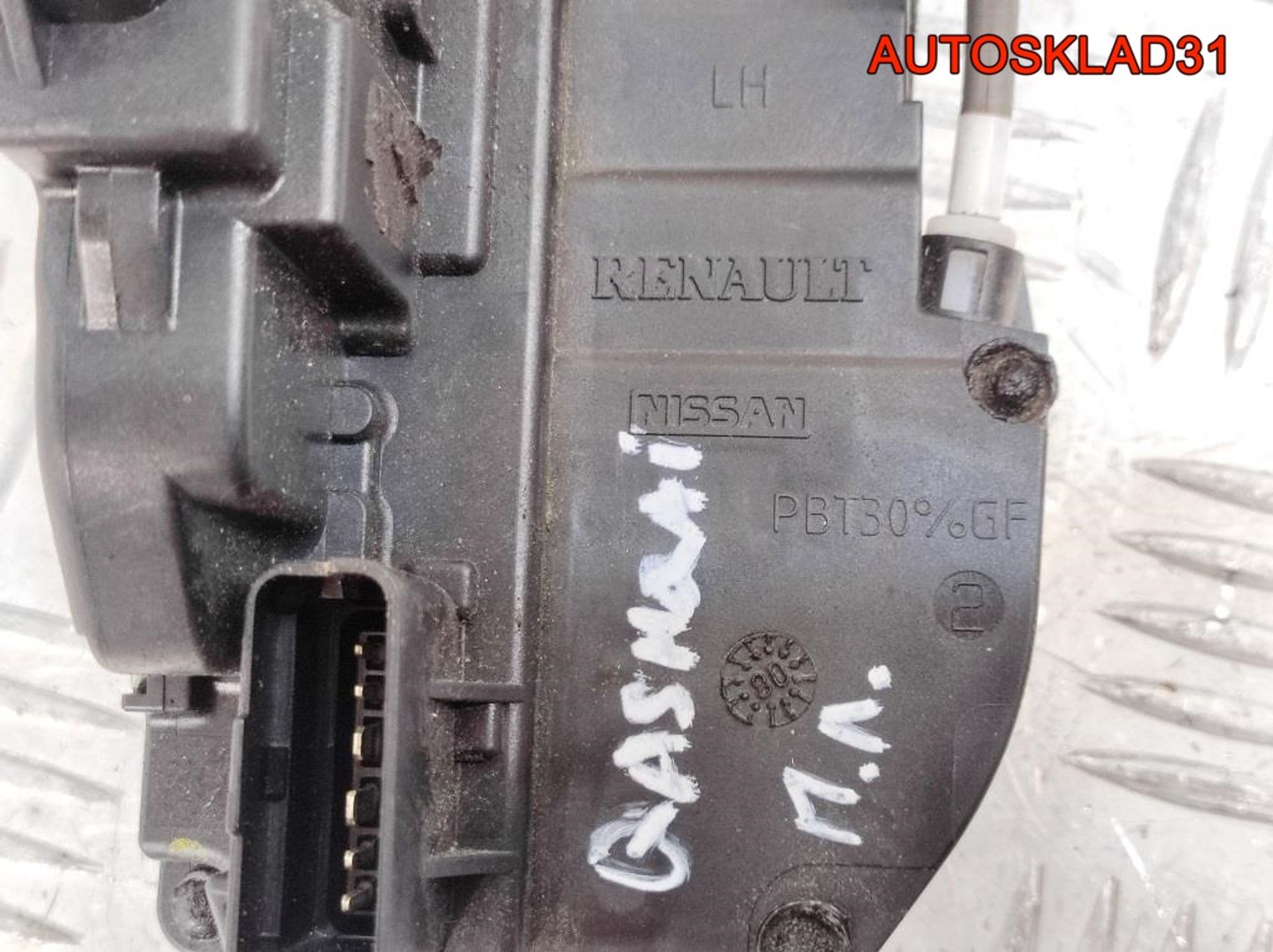 Замок передний левый Левый руль Nissan Qashqai, 9000 рублей, Дубовое