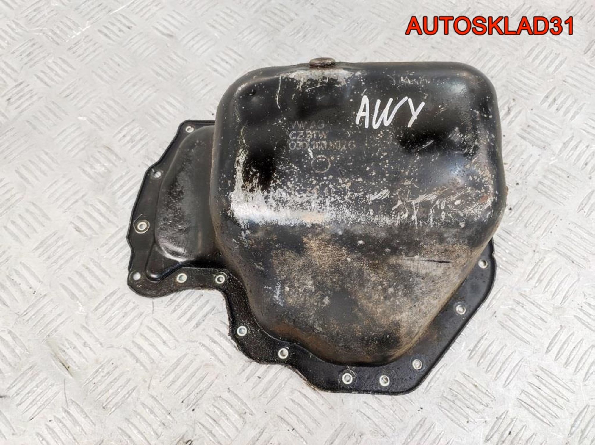 Поддон двигателя VW Polo 4 1,2 AWY Бензин 03D103602G, 2000 рублей, Дубовое