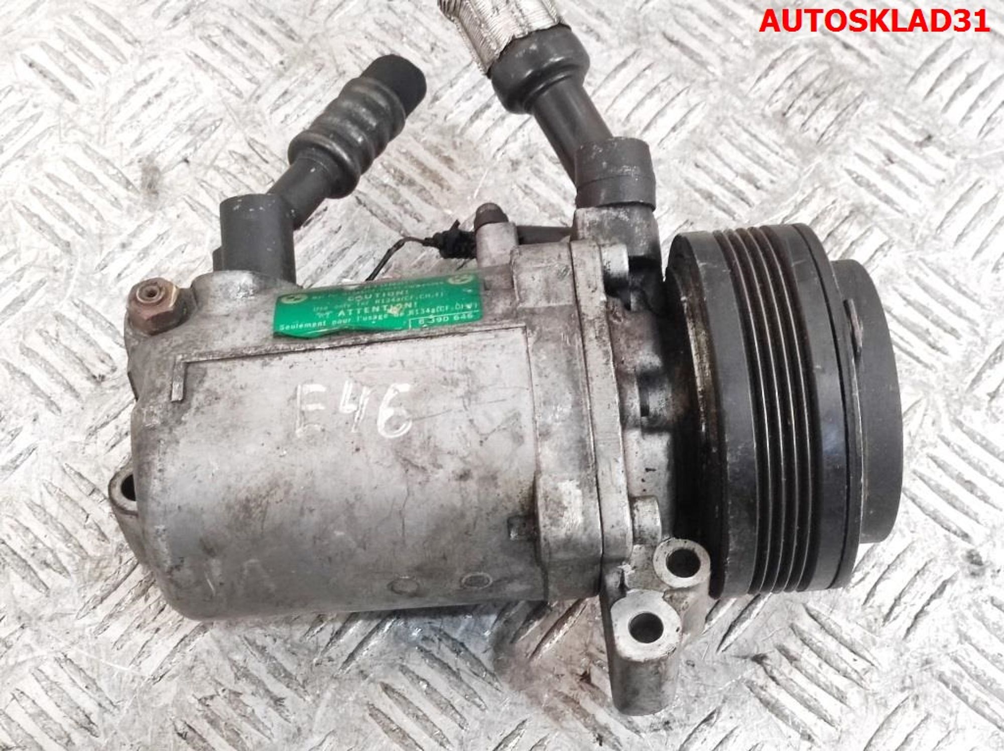 Компрессор кондиционера BMW Е46 1,9 M43B19 64528386650, 3000 рублей, Дубовое