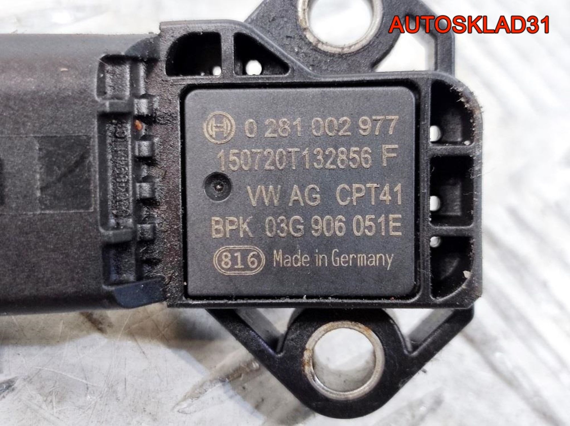 Датчик абсолютного давления VW Golf 4 03G906051E, 1300 рублей, Дубовое
