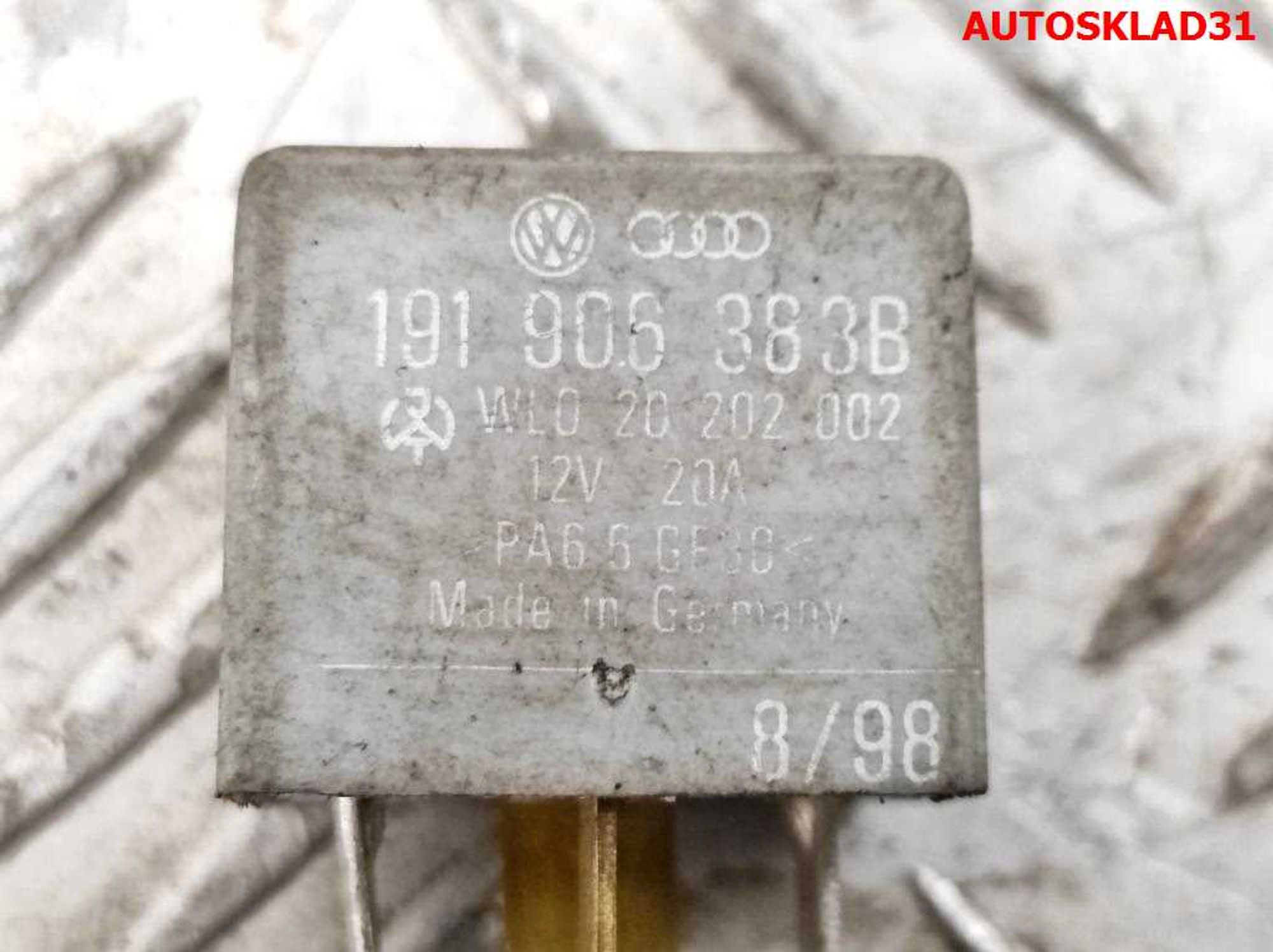 Реле 94 VW Golf 4 191906383B, 600 рублей, Дубовое