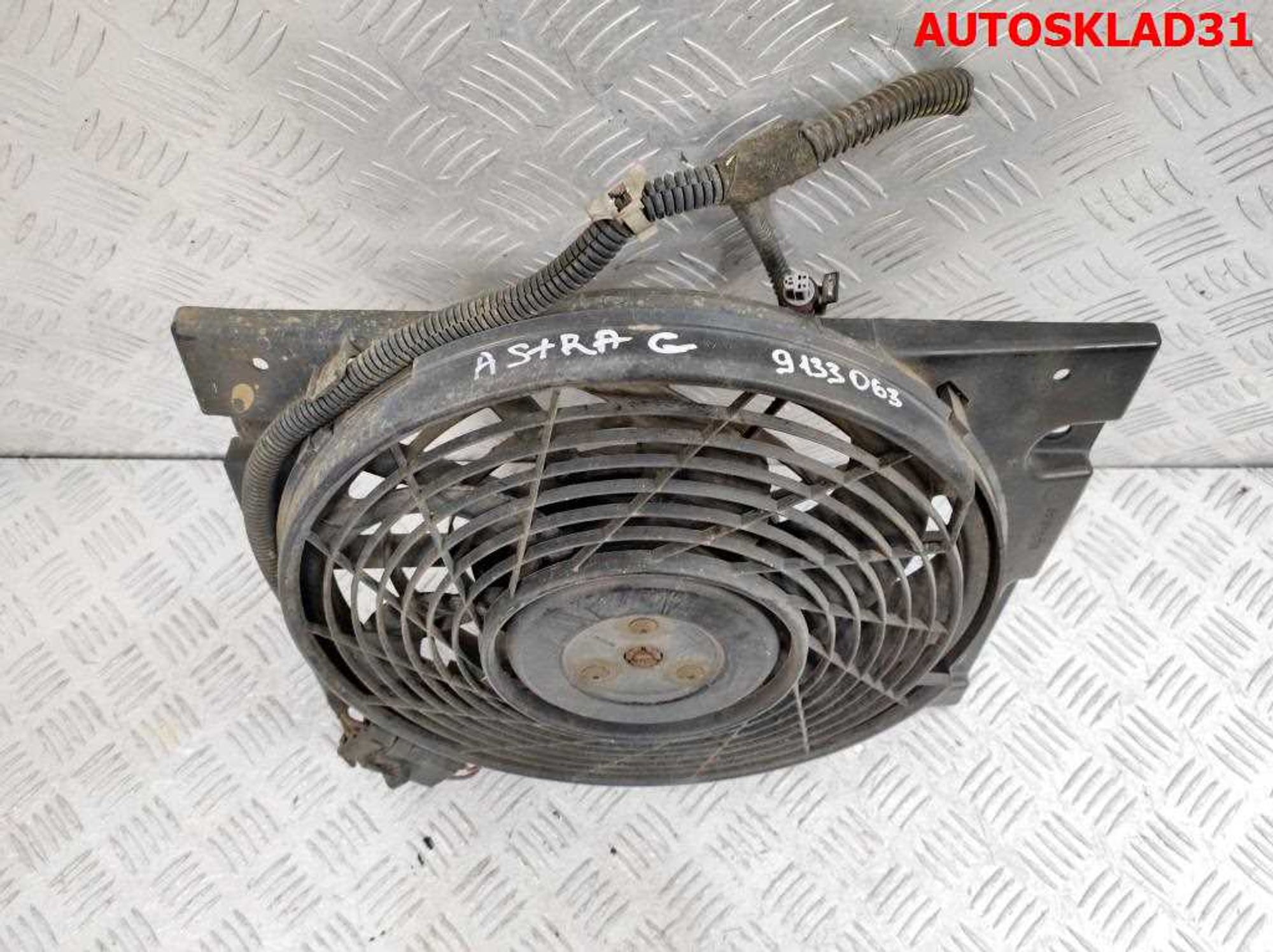 Вентилятор радиатора кондиционера Opel Astra G 9133063, 2500 рублей, Дубовое
