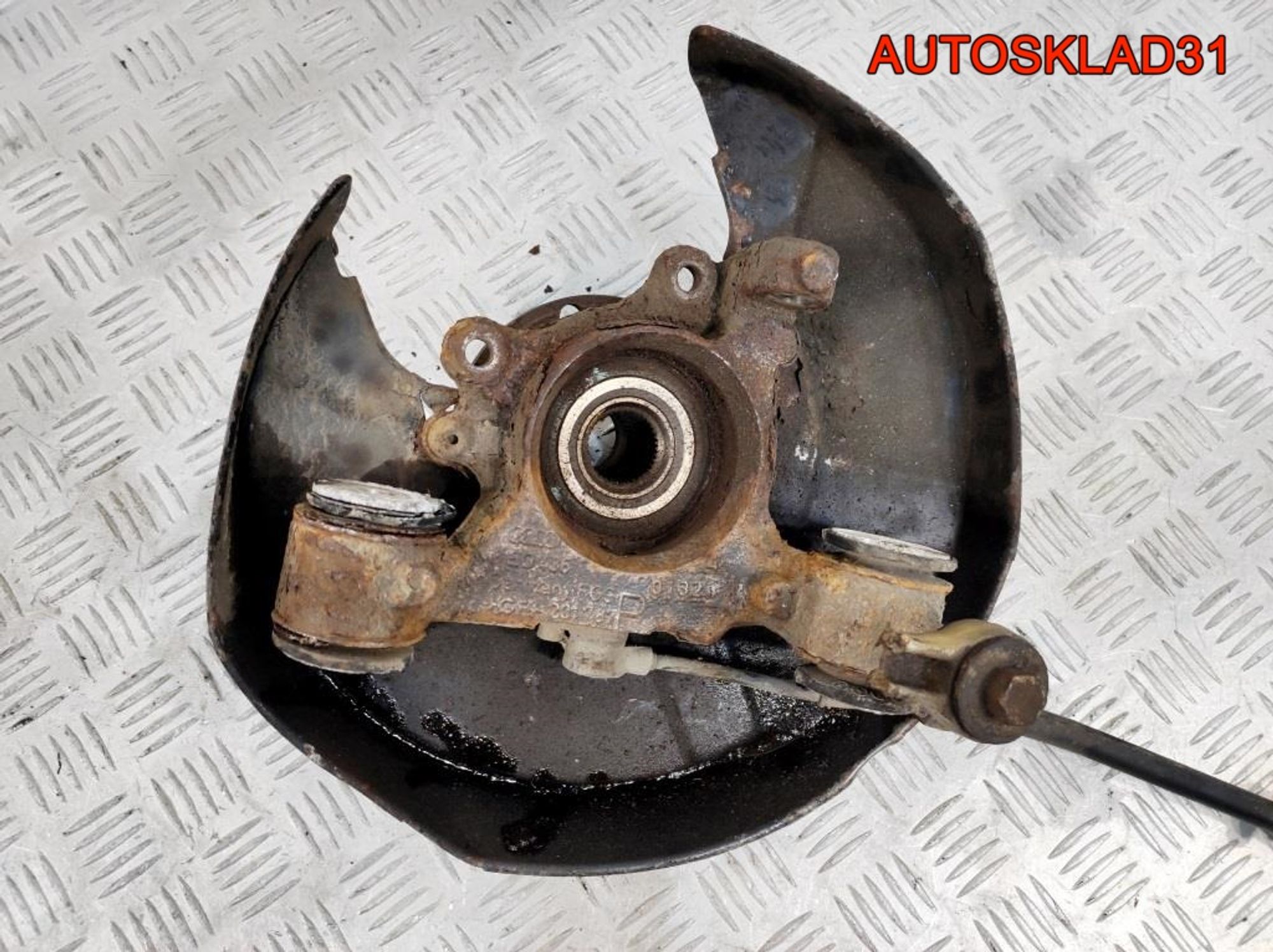 Кулак поворотный задний левый 4WD Audi A4 B6 8E0505436, 1200 рублей, Дубовое