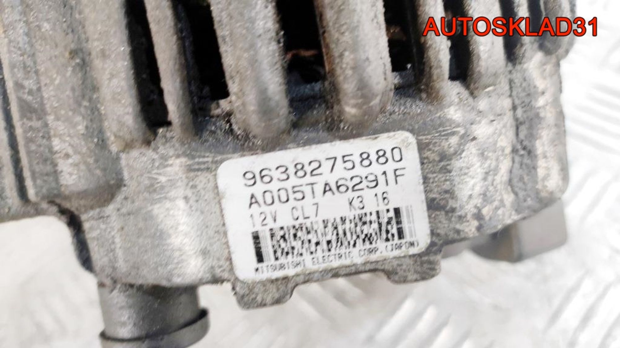 Генератор Peugeot 206 1,9 PSA WJY 10DXFR 9638275880, 5000 рублей, Дубовое