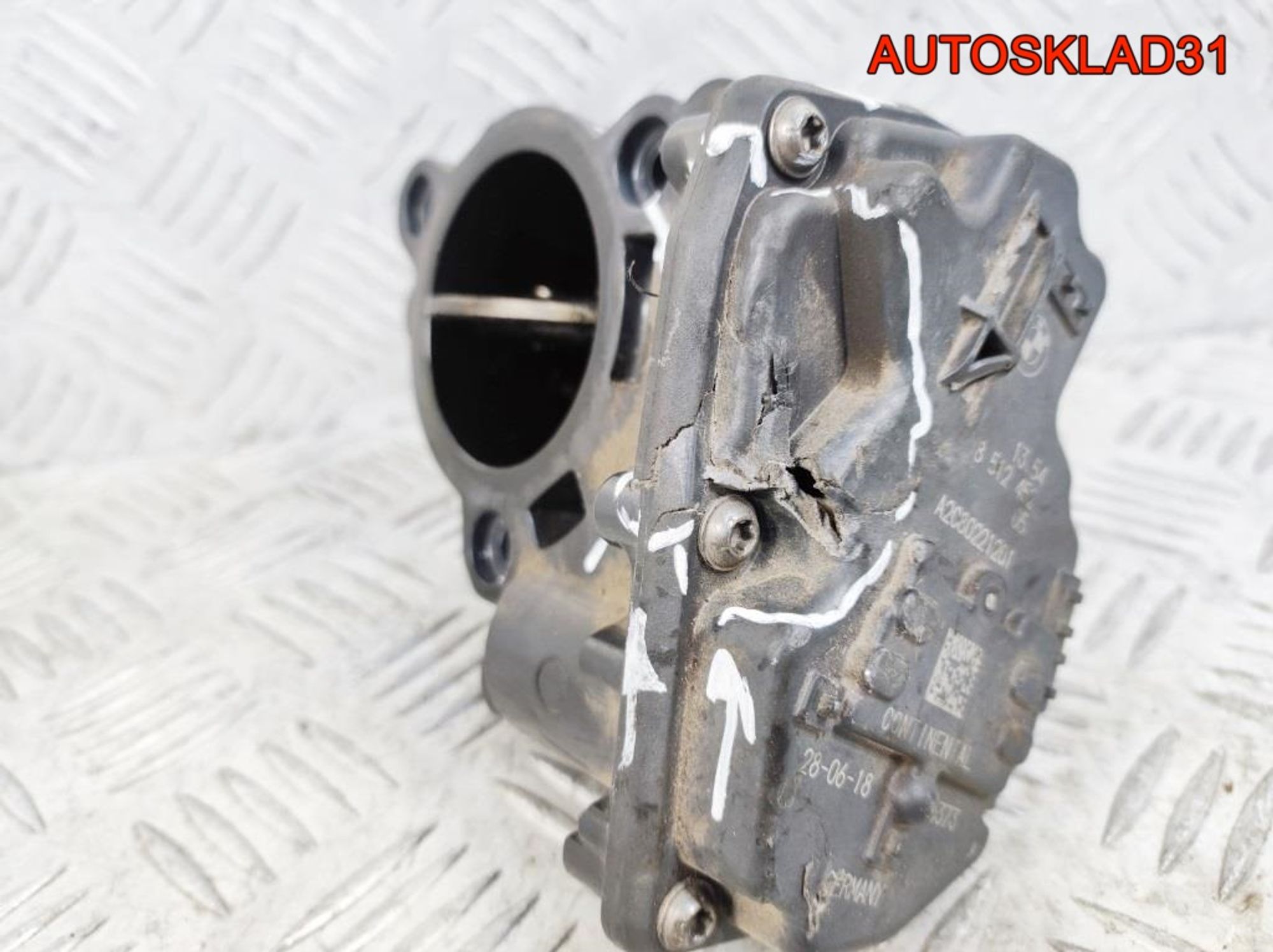 Заслонка дроссельная BMW F30 B47D20 13548512452, 1700 рублей, Дубовое