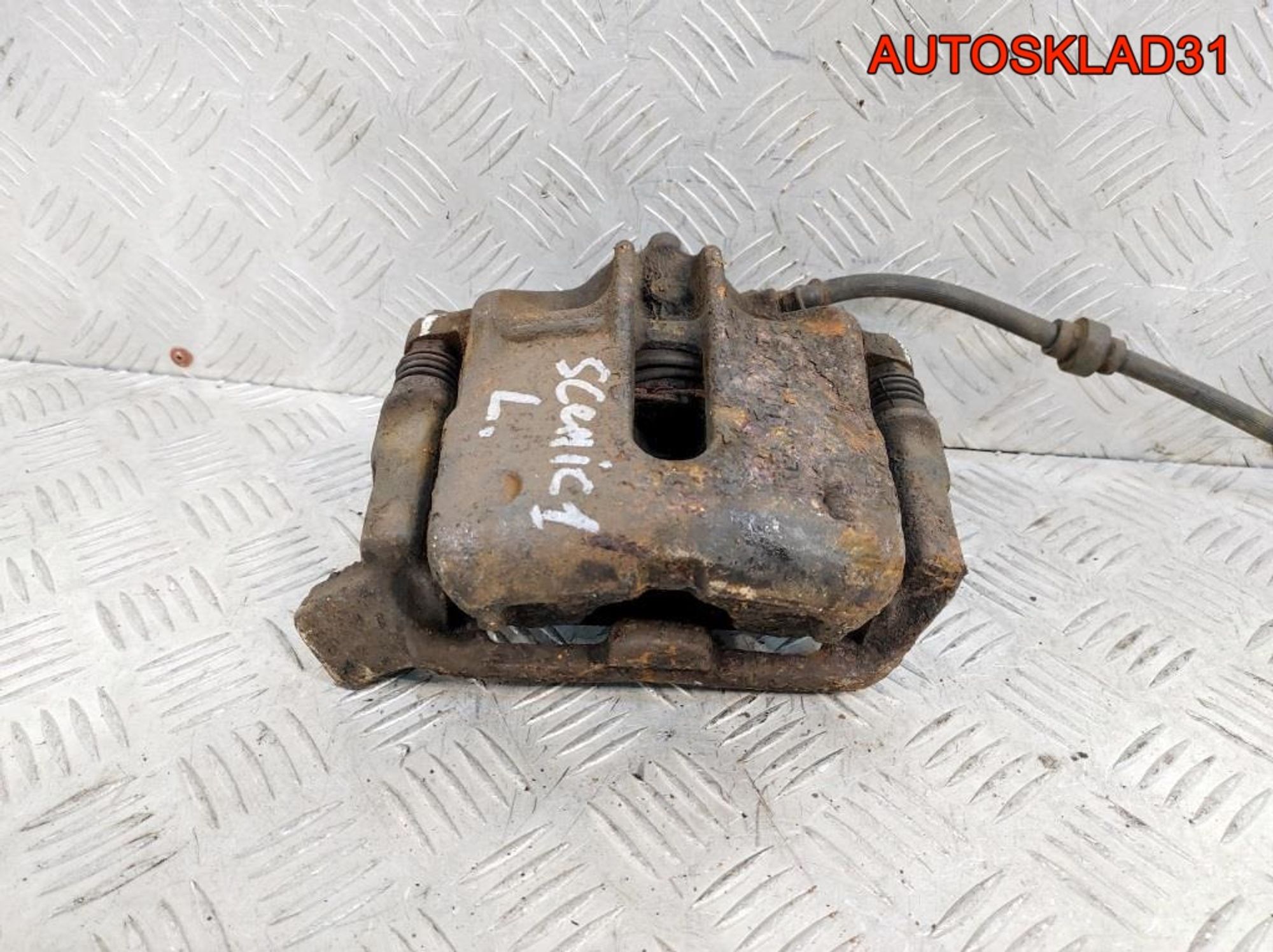 Суппорт тормозной передний левый Renault Scenic 1 7701205832, 2300 рублей, Дубовое