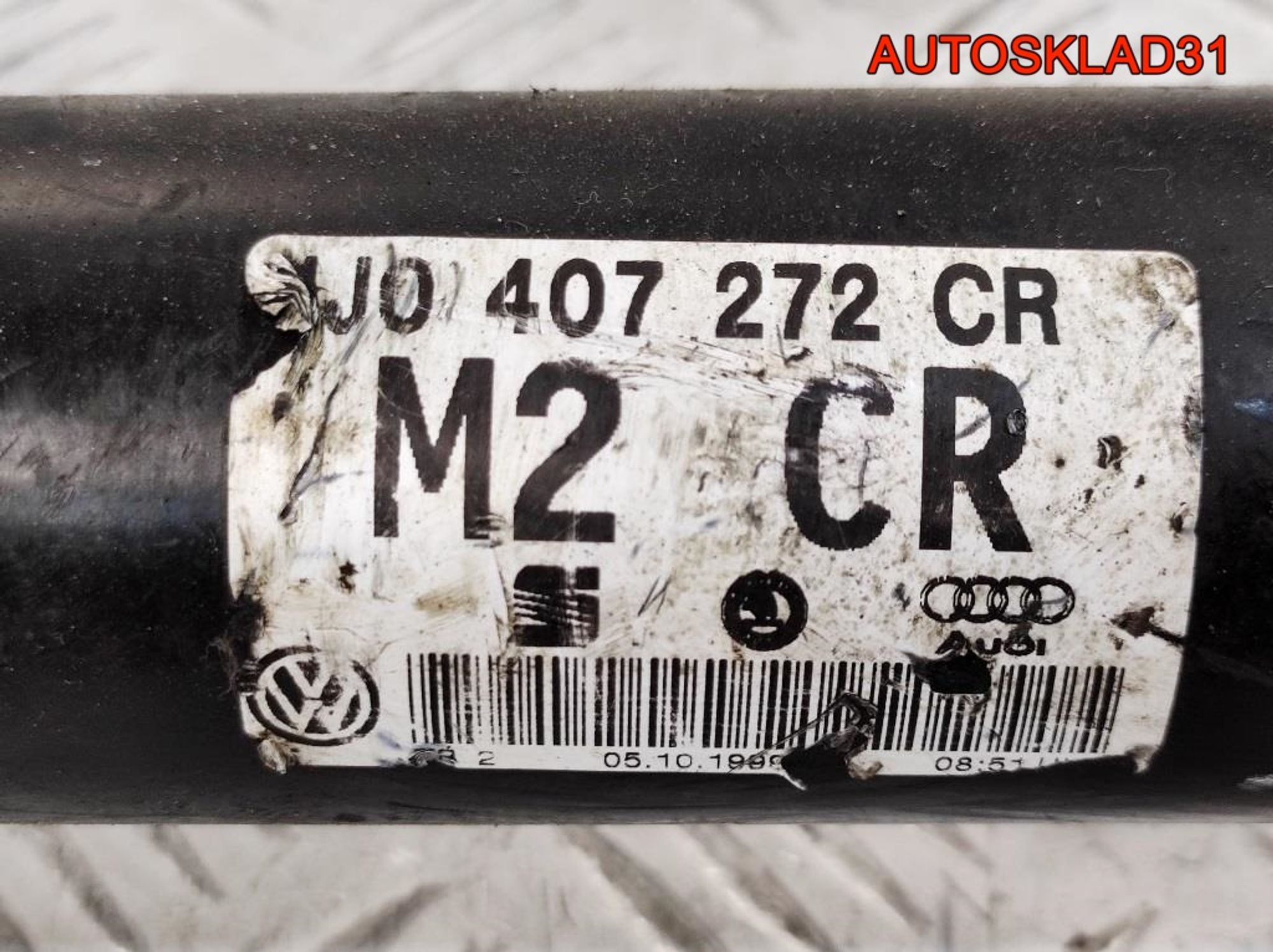 Полуось передняя правая VW Golf 4 1,6 Бензин 1J0407272CR, 4100 рублей, Дубовое