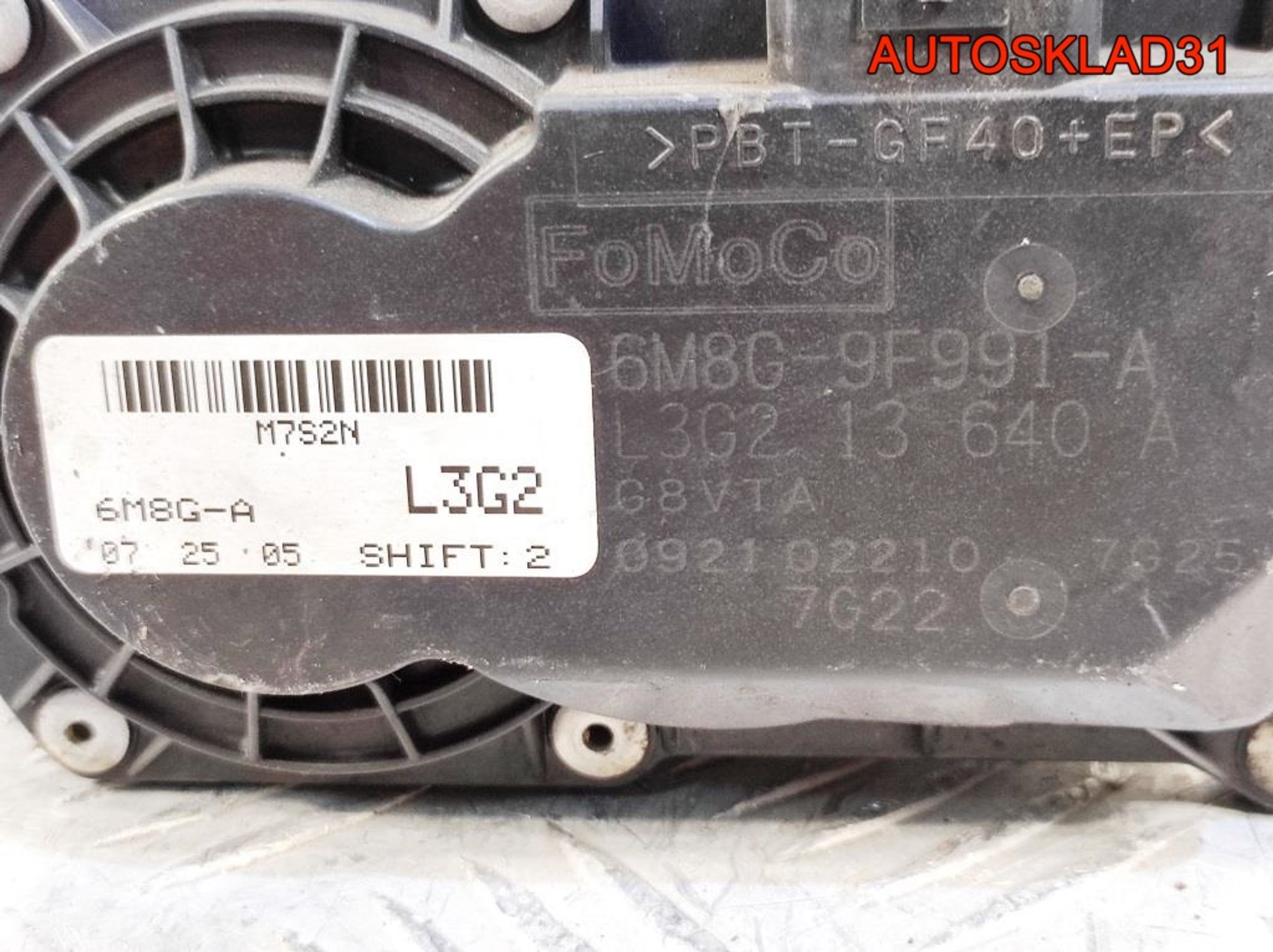 Заслонка дроссельная Mazda 6 GG 2.0 LF L3G213640A, 2900 рублей, Дубовое