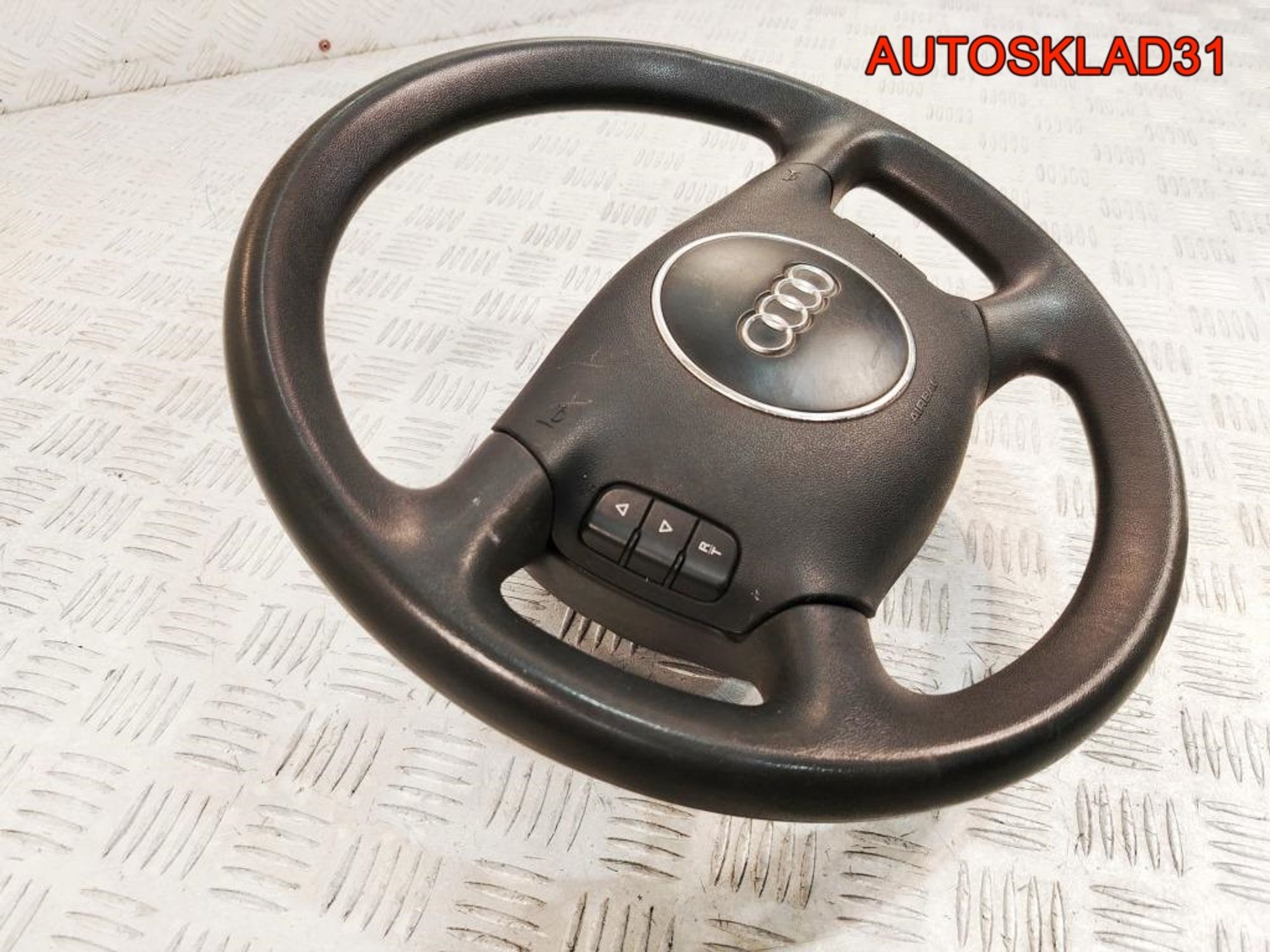 Рулевое колесо с AIR BAG Audi A4 B6 8E0419091BR, 4500 рублей, Дубовое