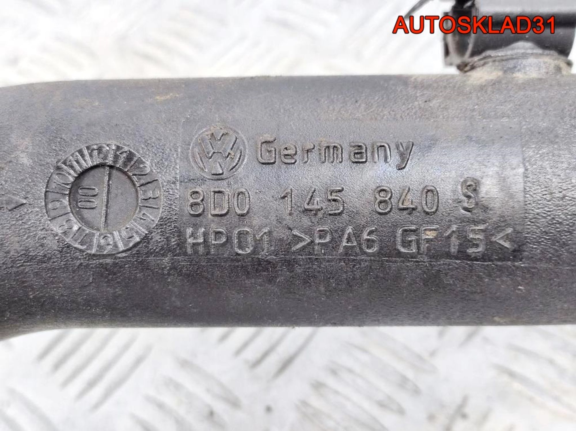 Патрубок интеркулера VW Passat B5 AJM 8D0145840S, 900 рублей, Дубовое