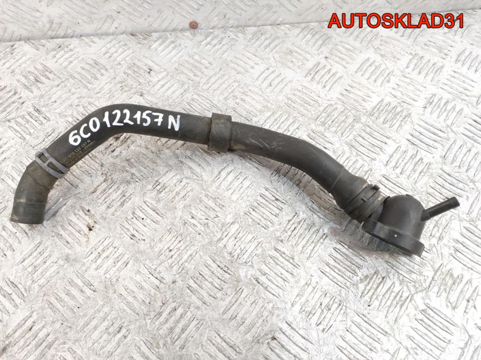 Патрубок системы охлаждения Skoda Fabia 2 6C0122157N, 1200 рублей, Дубовое