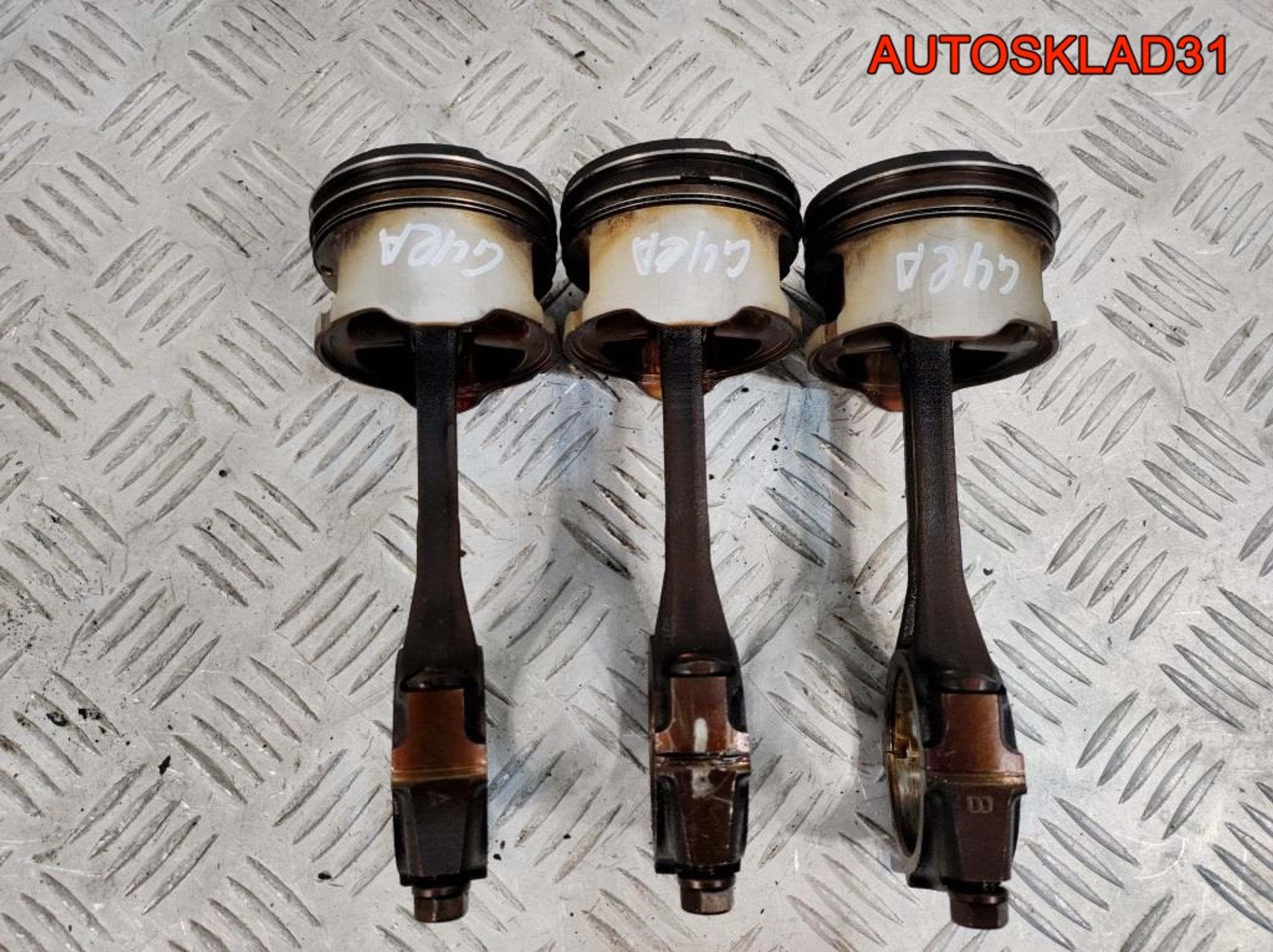 Поршень с шатуном Hyundai Getz 1.3 G4EA Бензин 2341022713, 1400 рублей, Дубовое