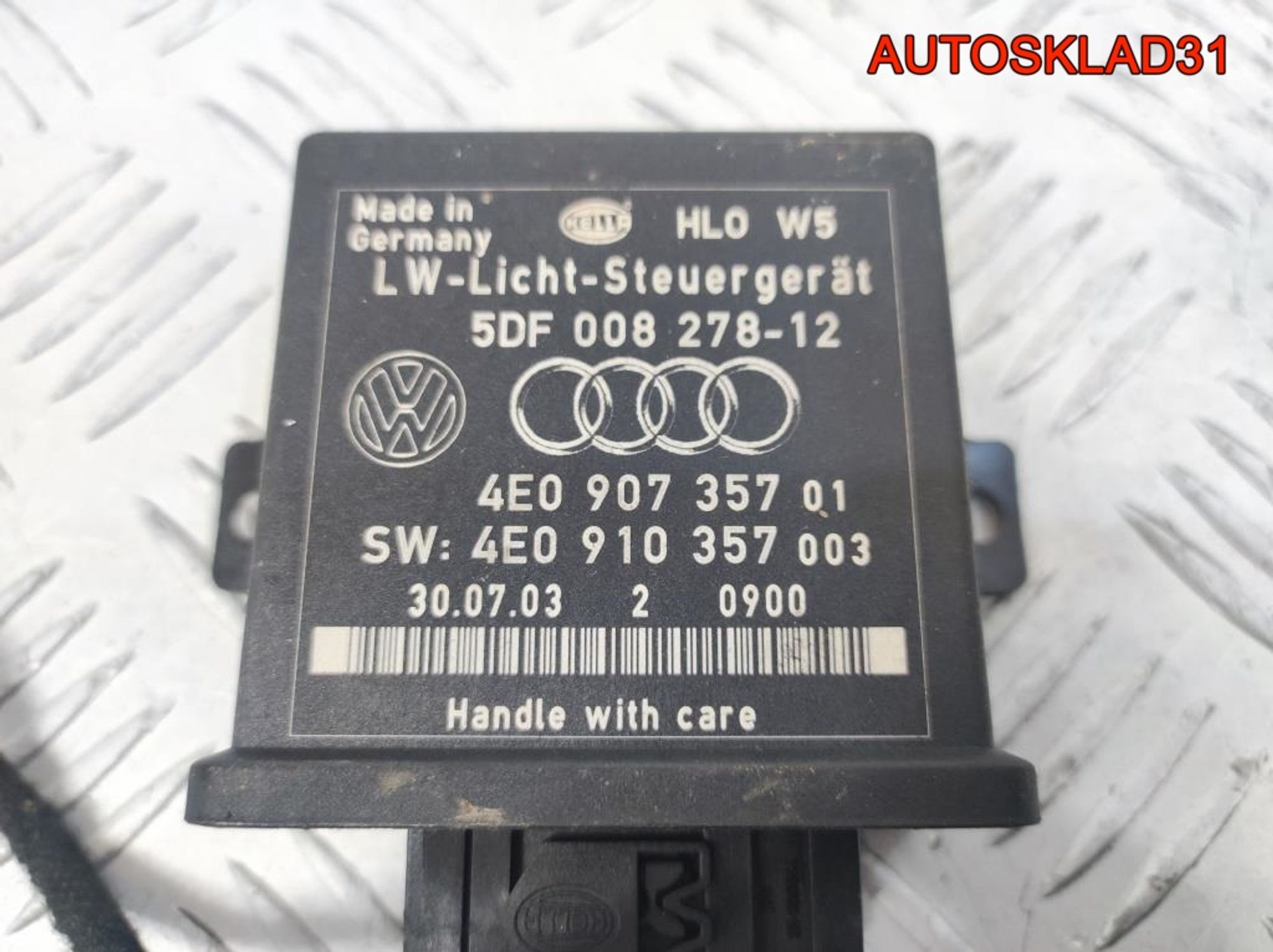 Блок управления светом Audi A8 D3 4E0907357, 1700 рублей, Дубовое