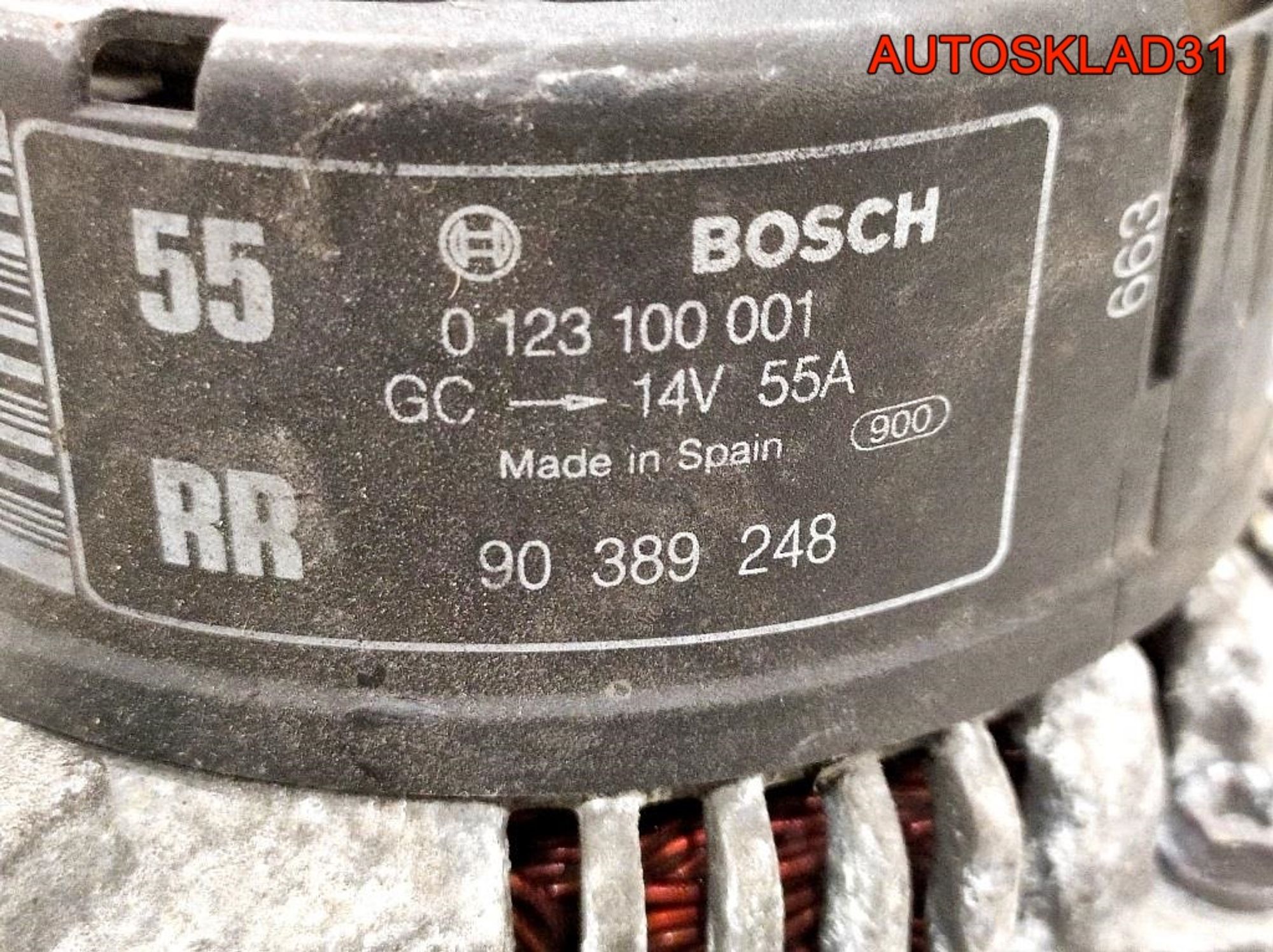 Генератор 55A Opel Corsa B 1,4 Бензин 90389248 (Р), 4000 рублей, Дубовое