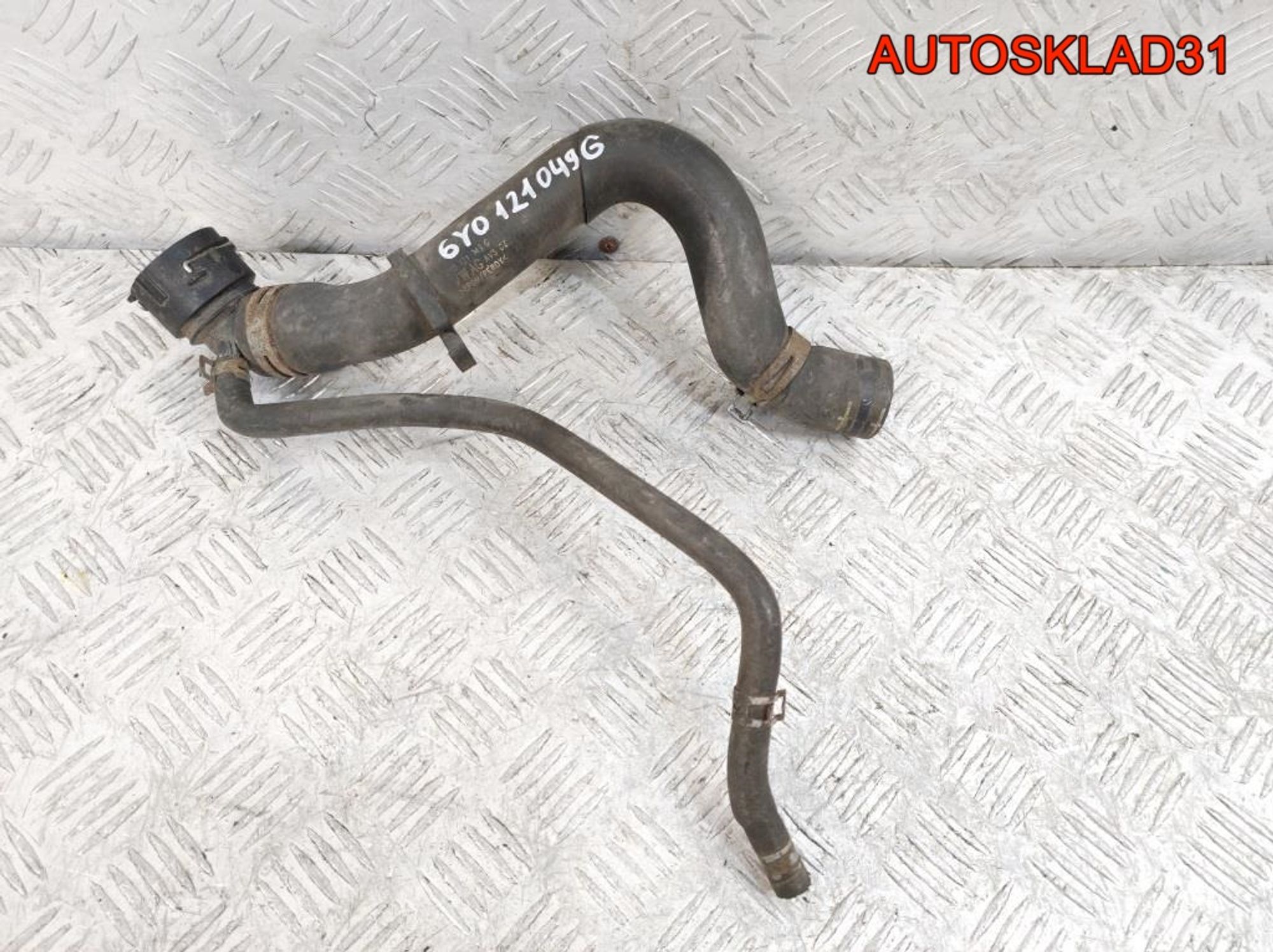 Патрубок радиатора VW Polo 4 1,2 Бензин 6Y0121049G, 1000 рублей, Дубовое