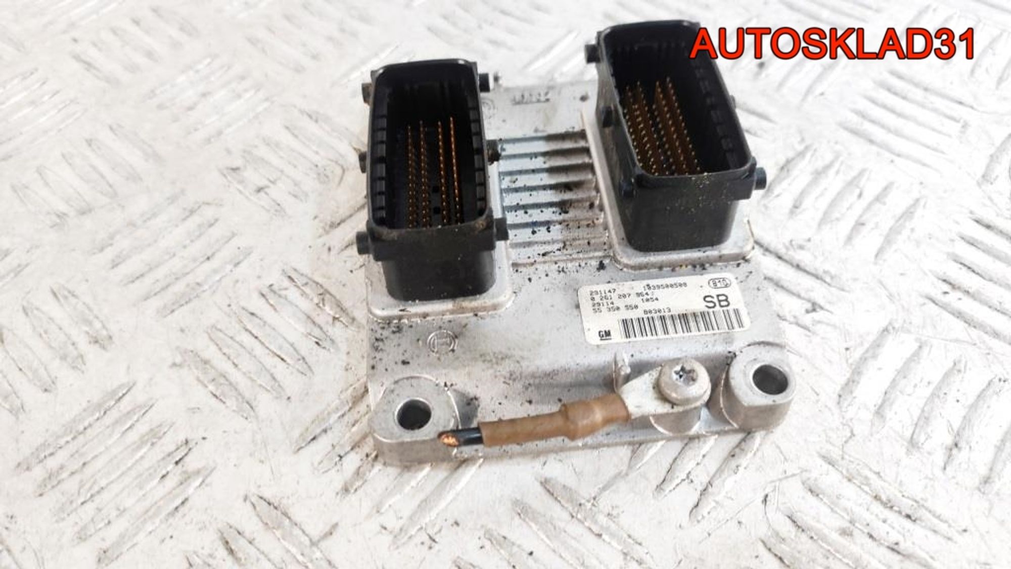 Блок ЭБУ Opel Corsa C 1,2 Z12XE 55350550 Бензин, 4000 рублей, Дубовое