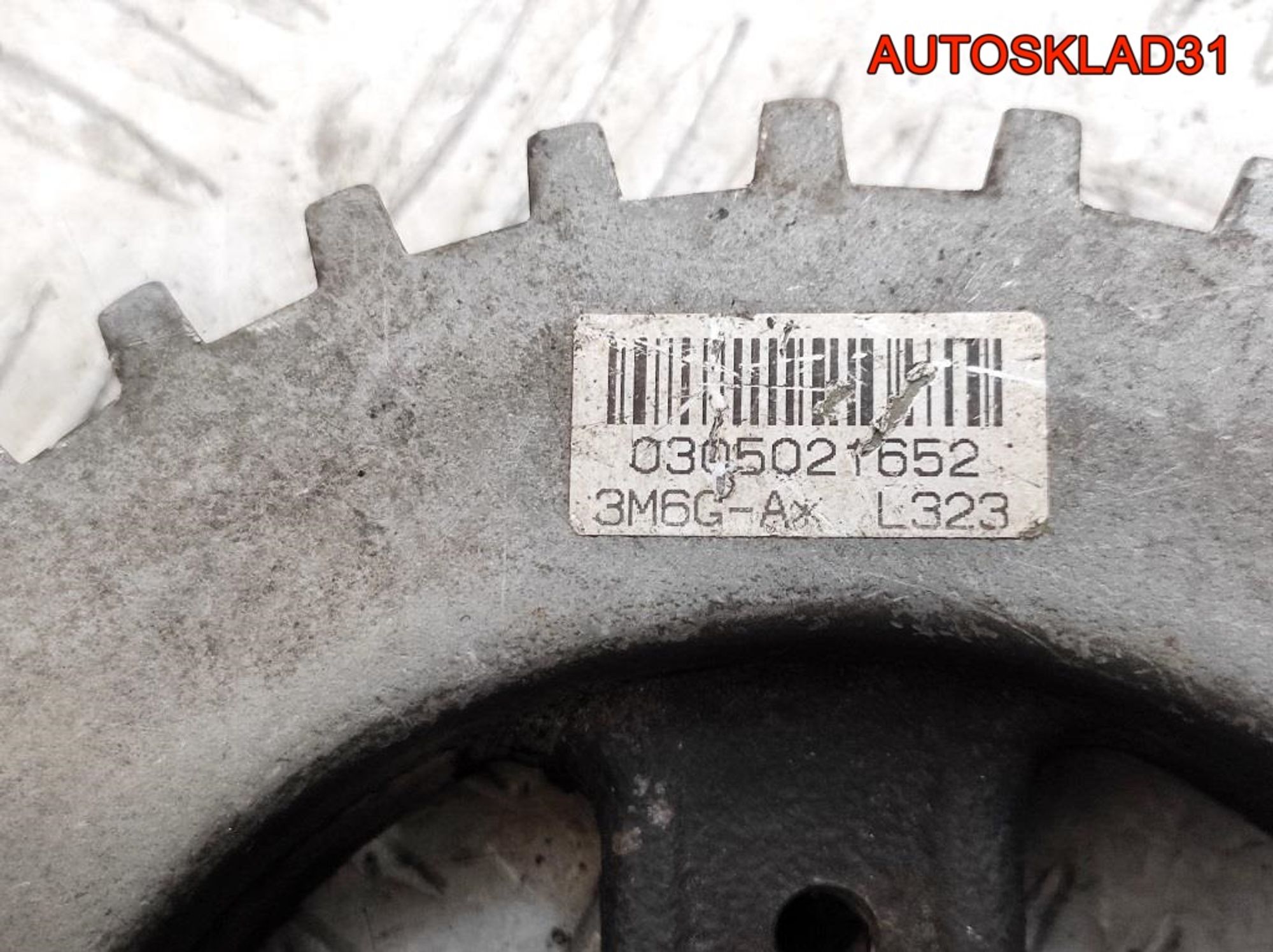 Шкив коленвала Mazda 6 2,0 Бензин 3M6GA, 2000 рублей, Дубовое