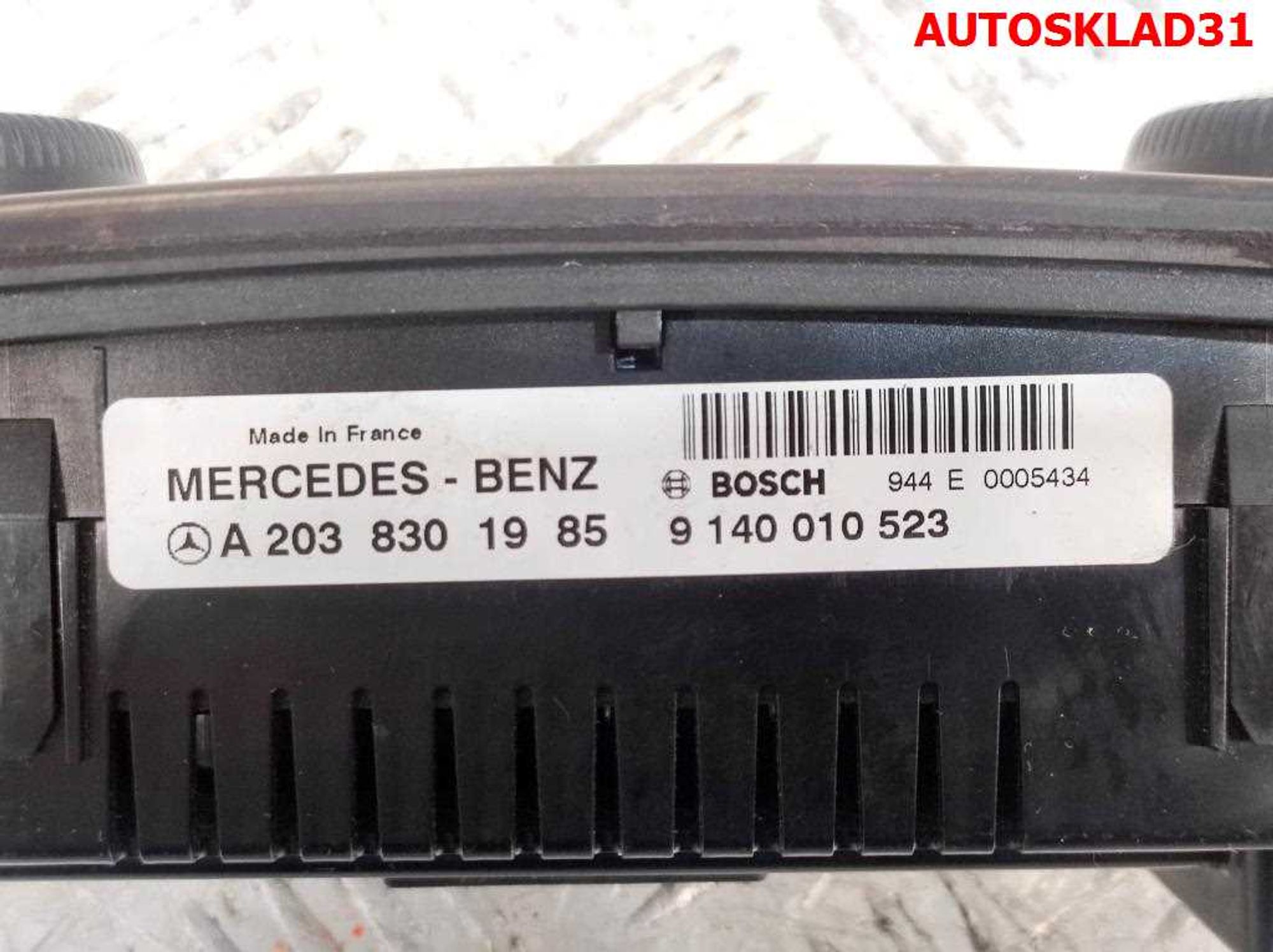 Блок климата Mercedes Benz W203 A2038301985, 18000 рублей, Дубовое