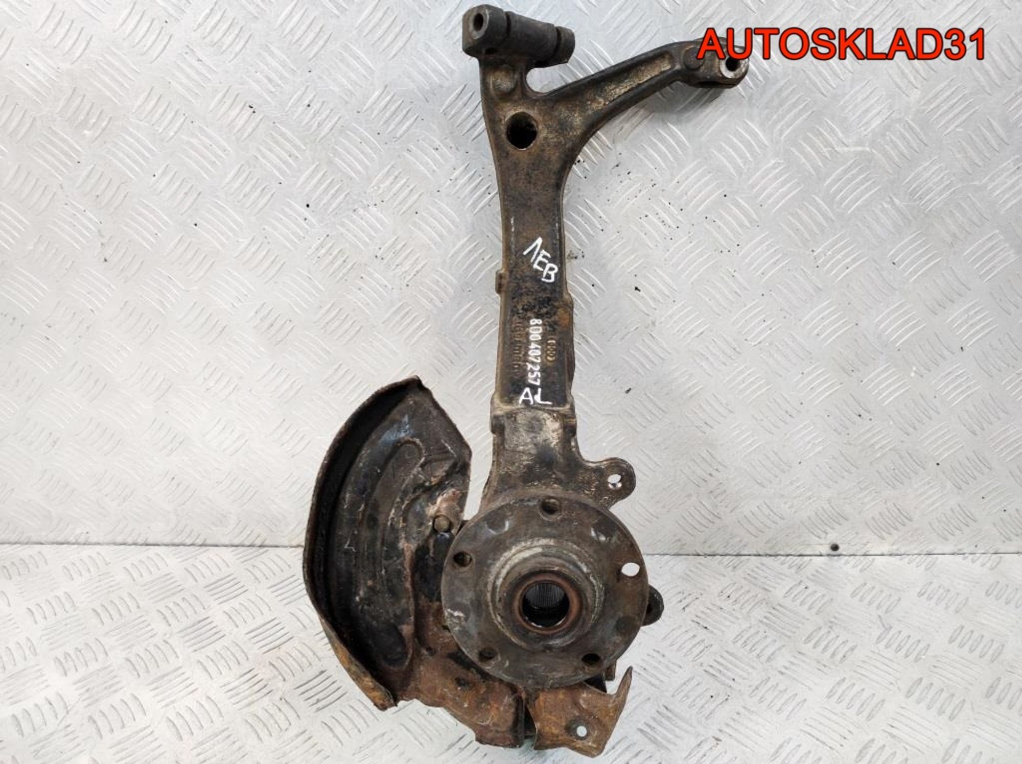 Кулак передний левый VW Passat B5 8D0407257AL, 1200 рублей, Дубовое