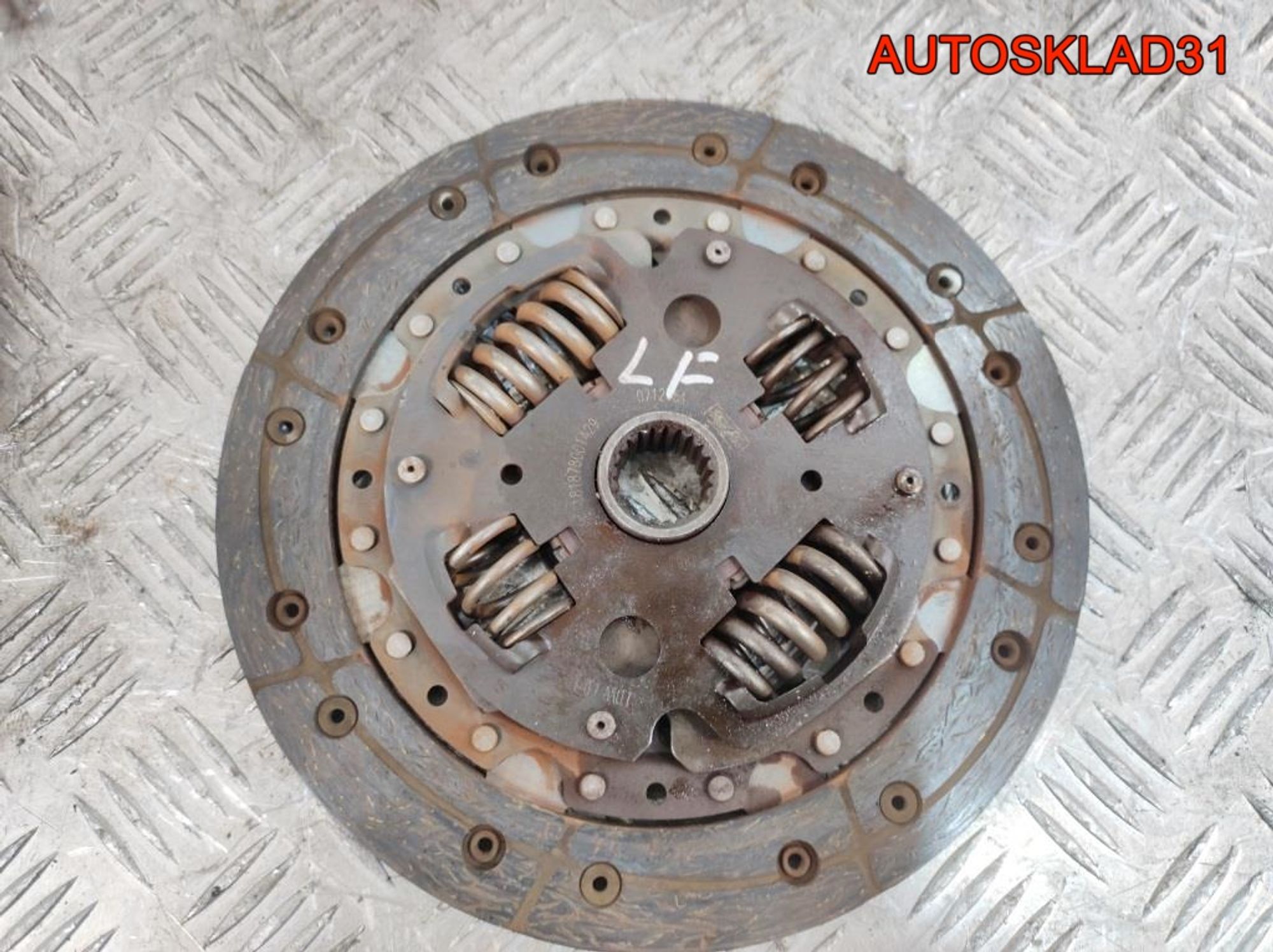 Маховик в сборе со сцеплением Mazda 3BK 2,0 LF 3M517563GC, 2500 рублей, Дубовое