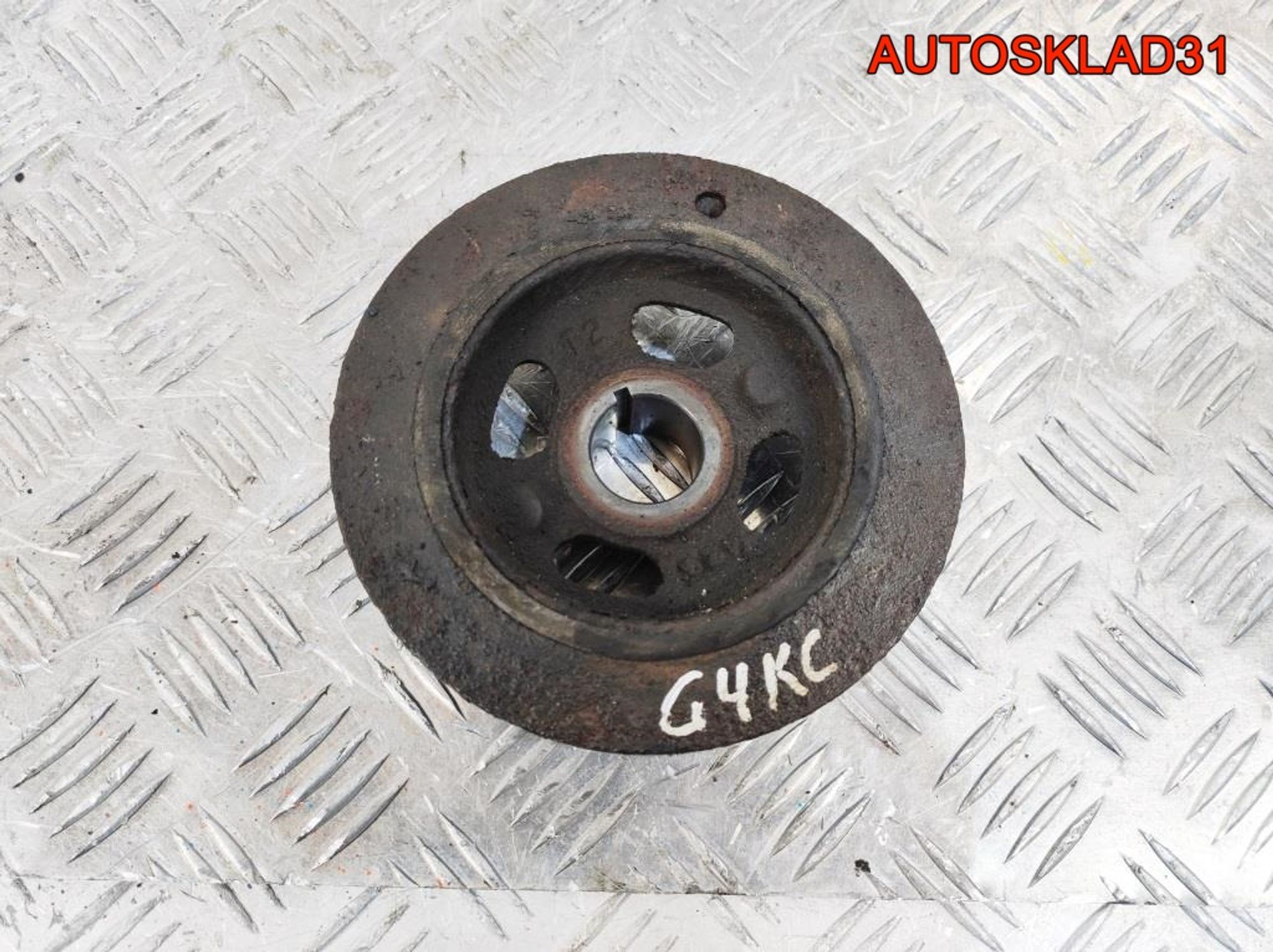 Шкив коленвала Hyundai Sonata 5 2,4 G4KC Бензин, 1400 рублей, Дубовое