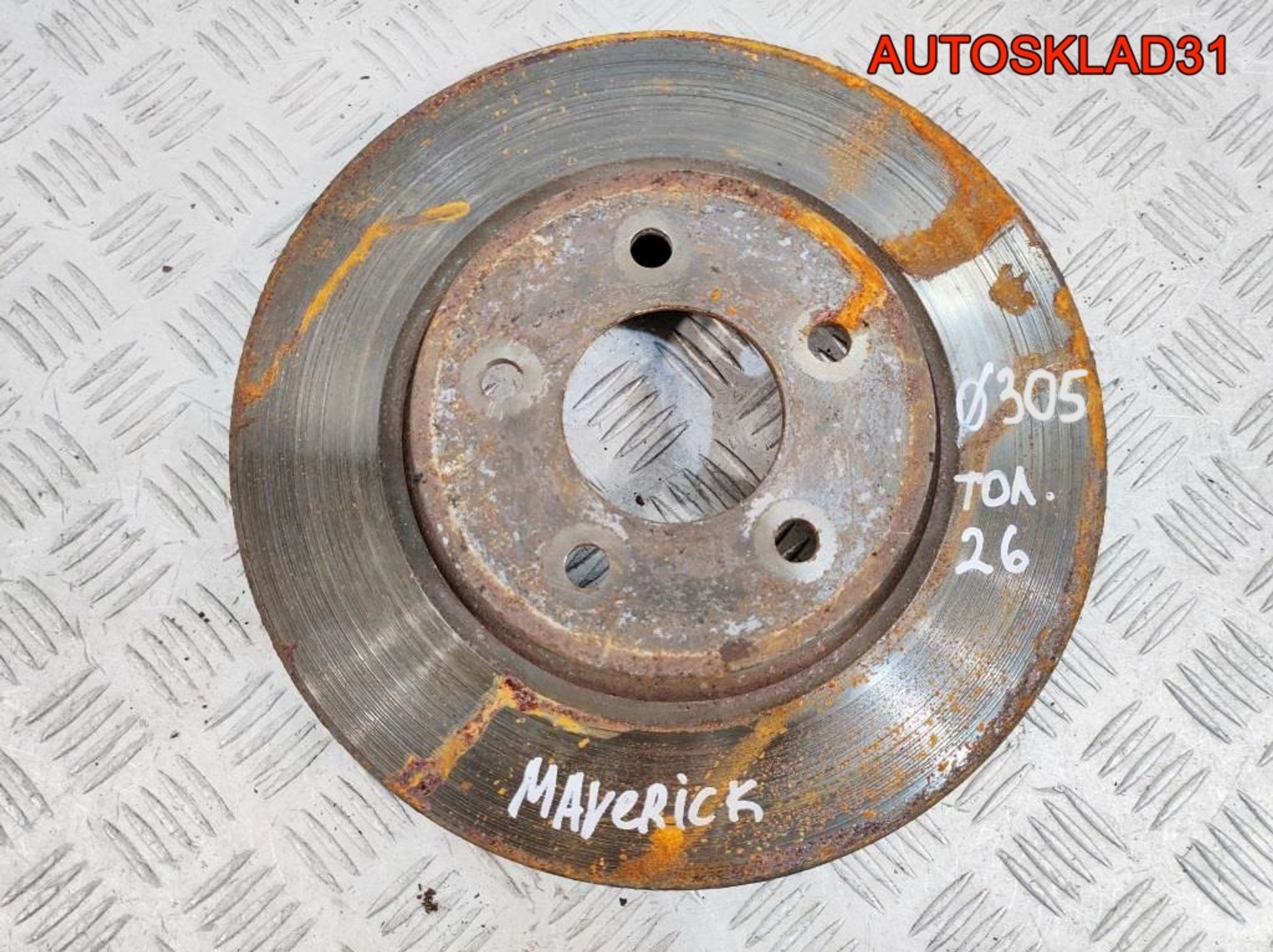 Диск тормозной передний Ford Maverick 2 5L841032A, 3600 рублей, Дубовое