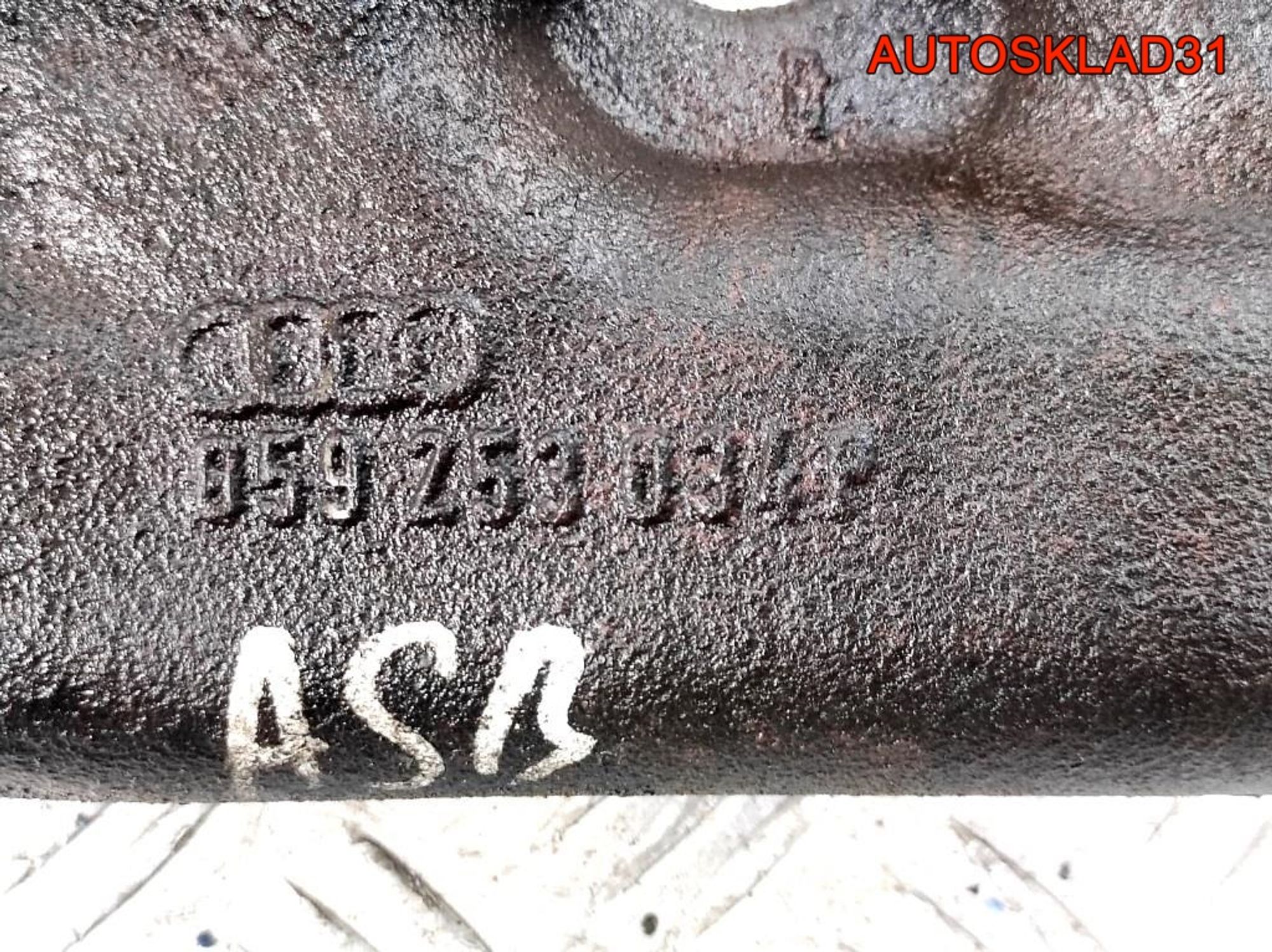 Коллектор выпускной Audi A4 B7 3.0 ASB Дизель 059253034P, 600 рублей, Дубовое