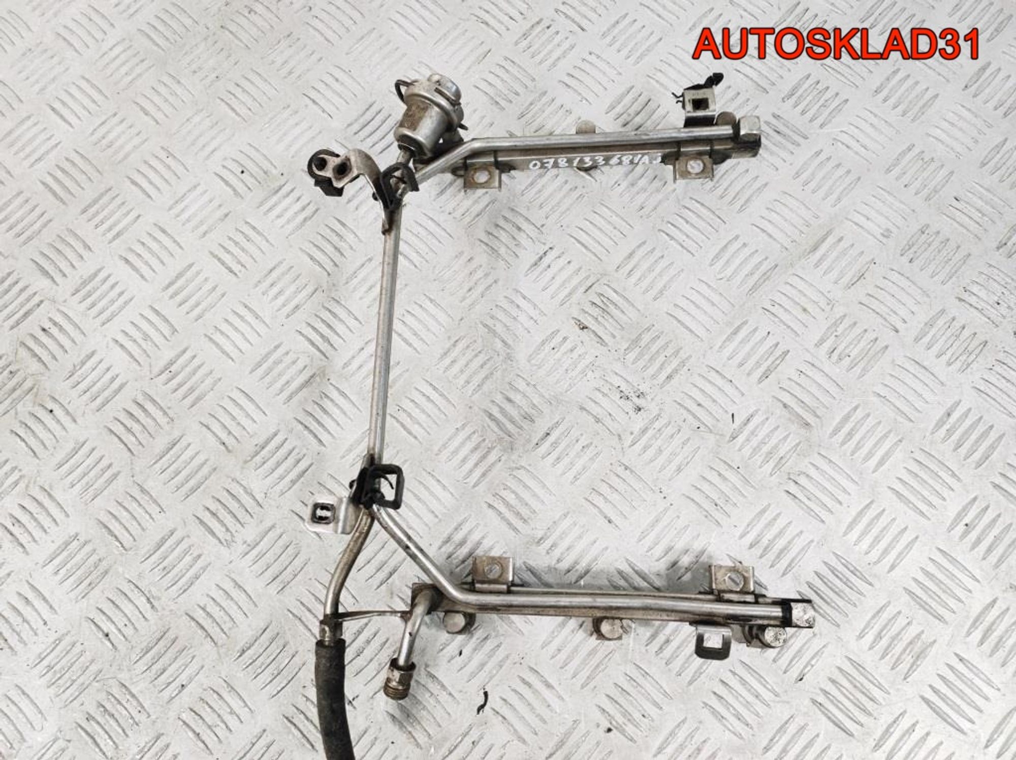 Рейка топливная Audi A6 C5 2,4 ALF 078133681AJ, 900 рублей, Дубовое