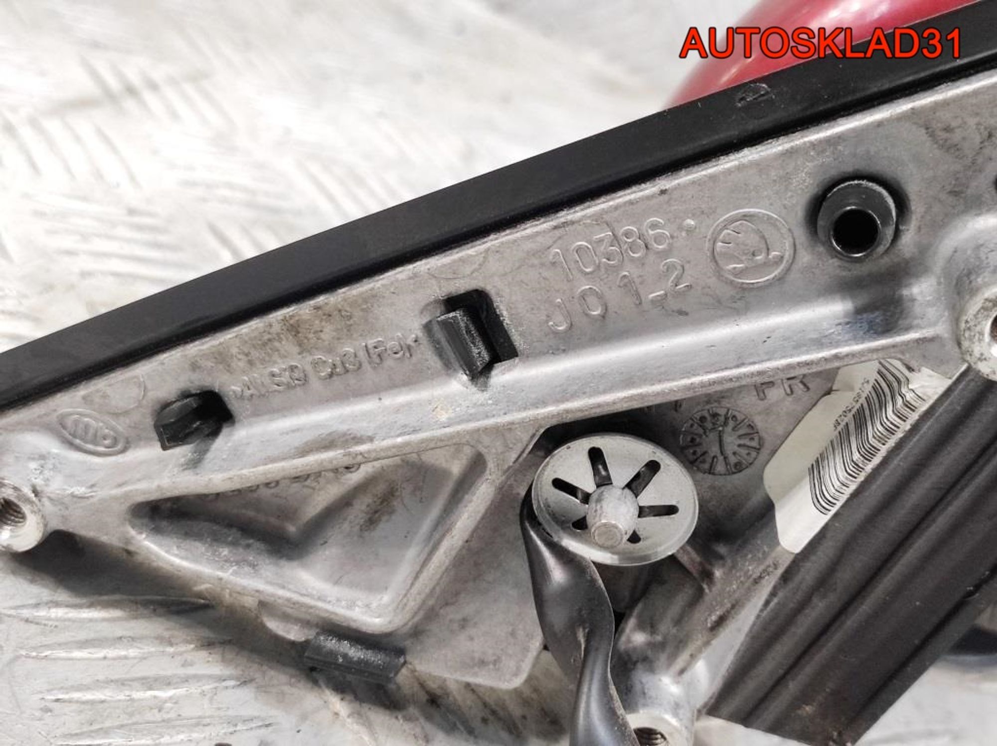 Зеркало правое 5 контактов Skoda Fabia 2 5J1857502BF, 5400 рублей, Дубовое