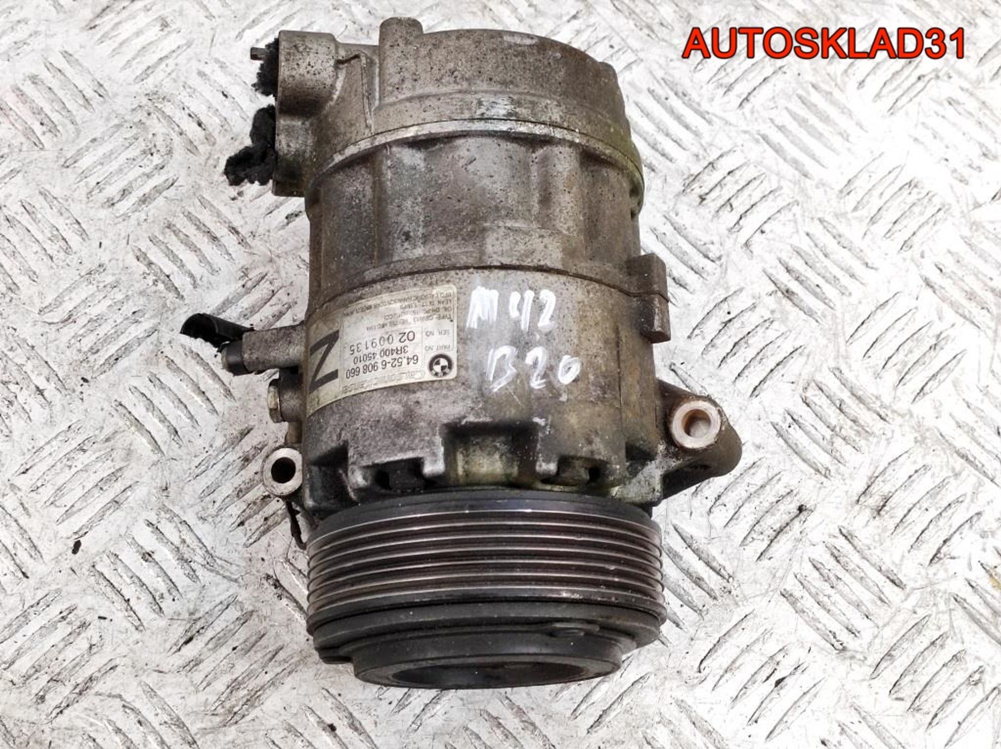 Компрессор кондиционера BMW E46 2.0 N42B20 64526908660, 5000 рублей, Дубовое