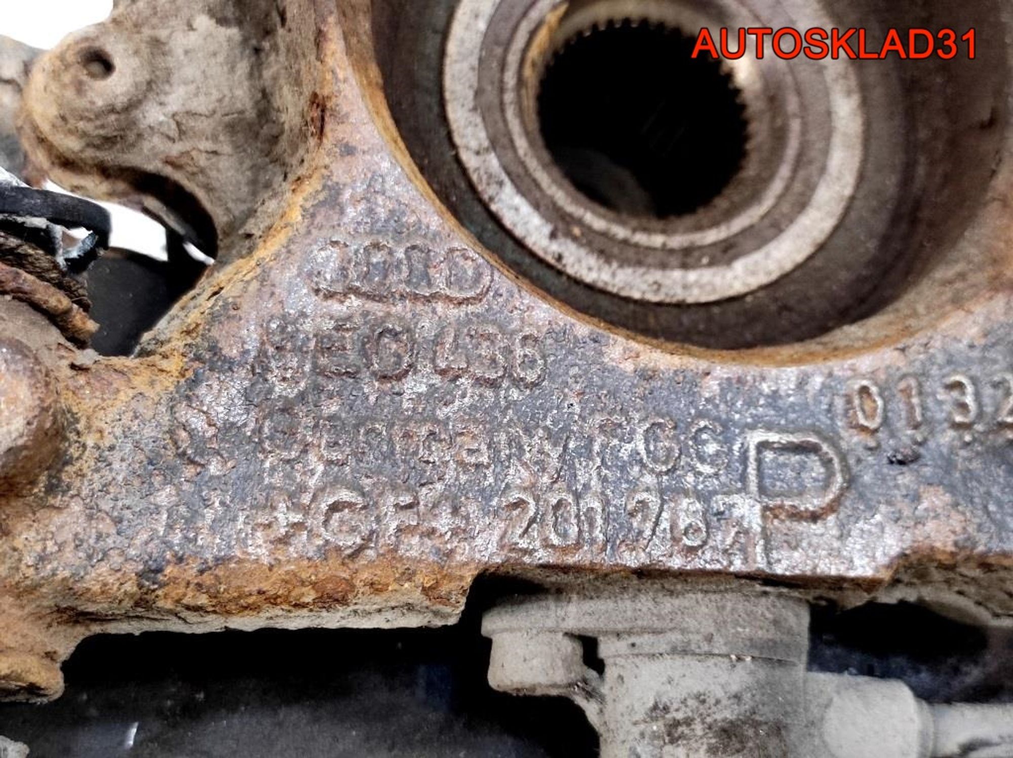 Кулак поворотный задний левый 4WD Audi A4 B6 8E0505436, 1200 рублей, Дубовое