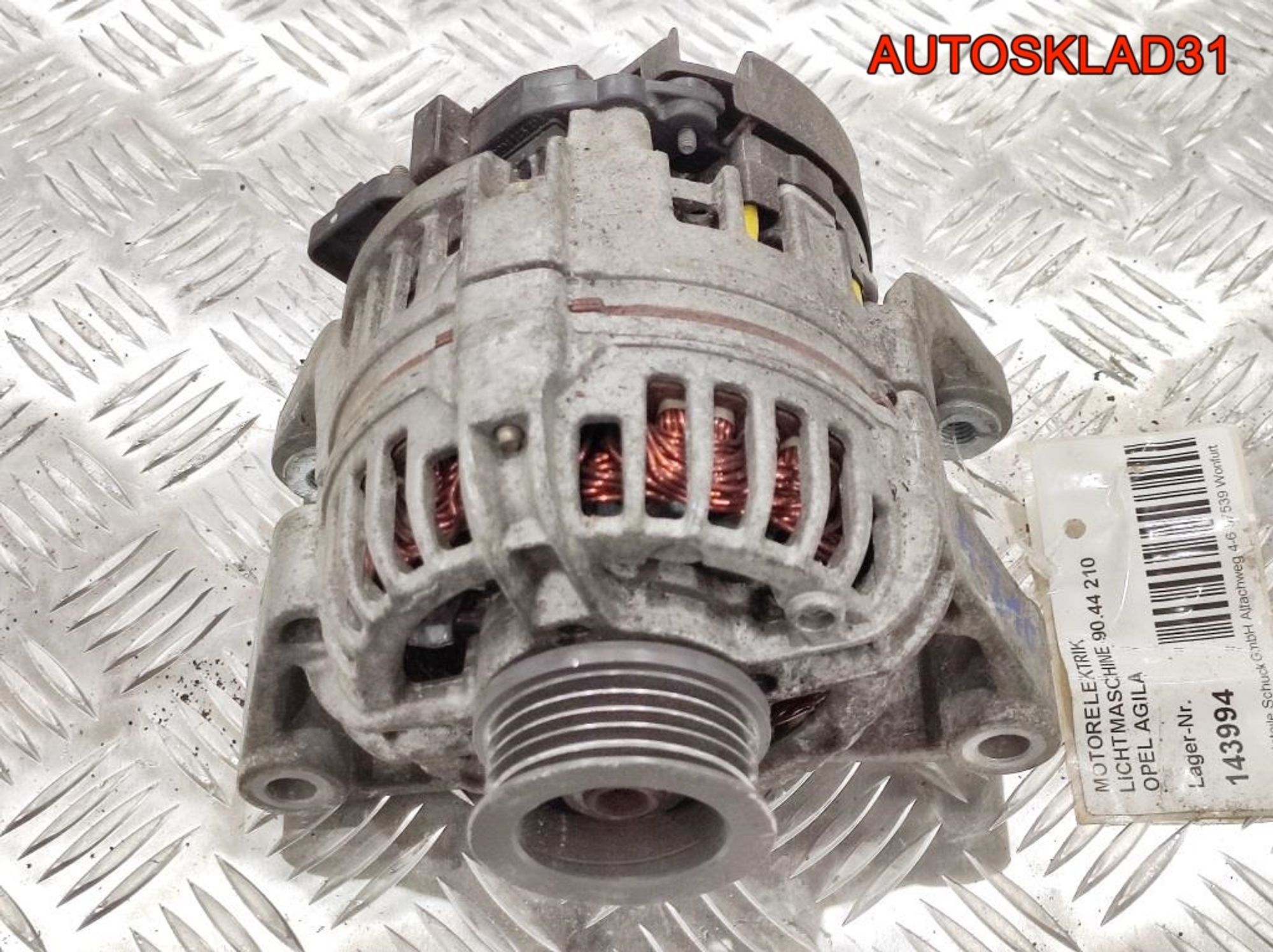 Генератор 70A Opel Agila Z14XEP Бензин 24437119 (Р), 4500 рублей, Дубовое