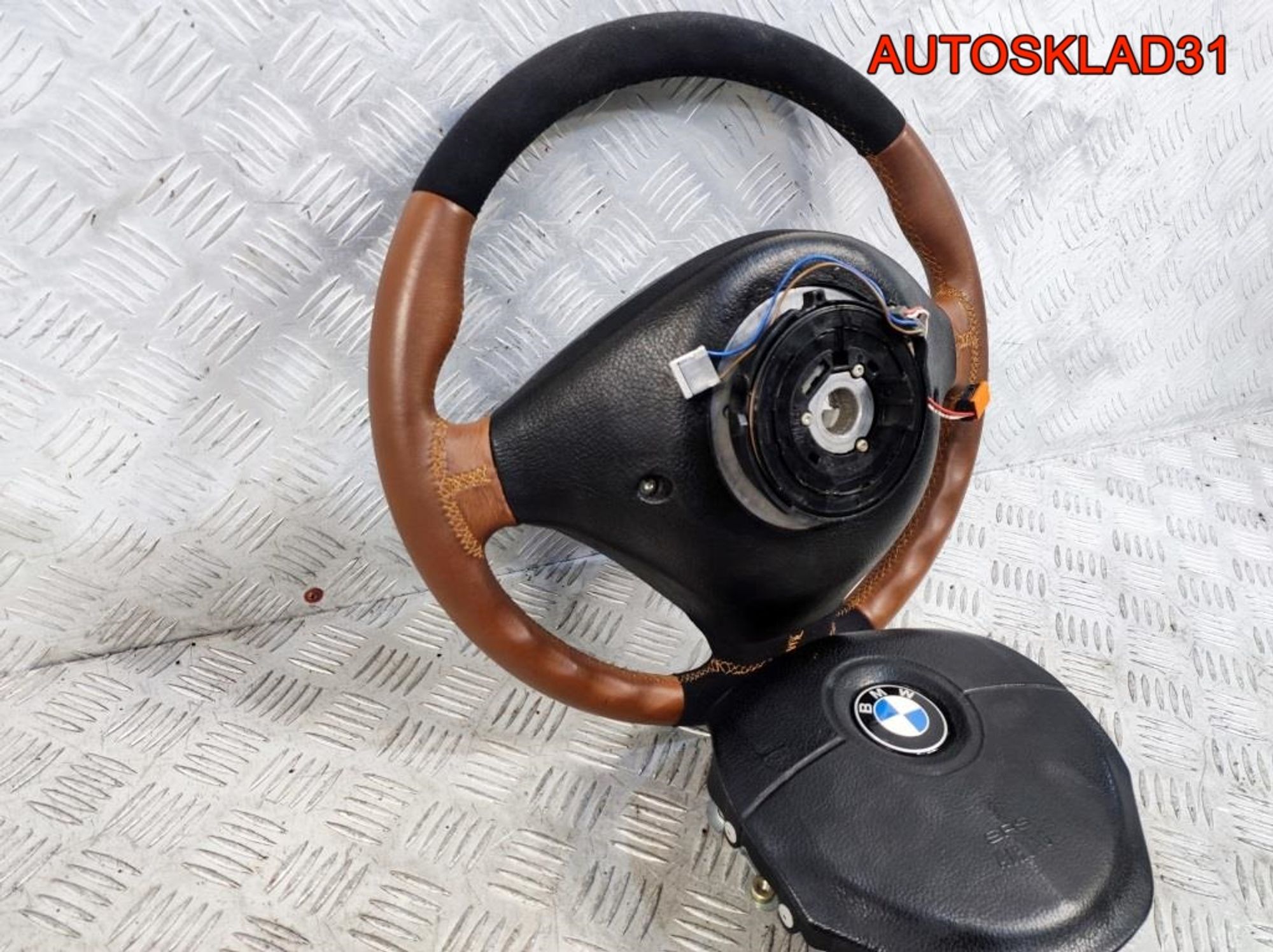 Рулевое колесо с AIR BAG Кожа BMW E36 323422282309, 12200 рублей, Дубовое