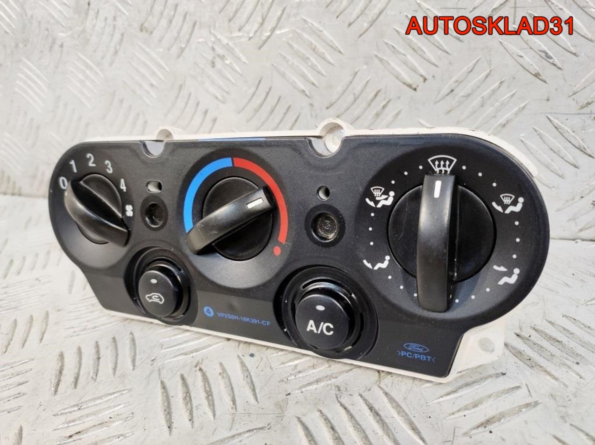 Блок управления отопителем Ford Fusion 2S6H19980BF, 1700 рублей, Дубовое