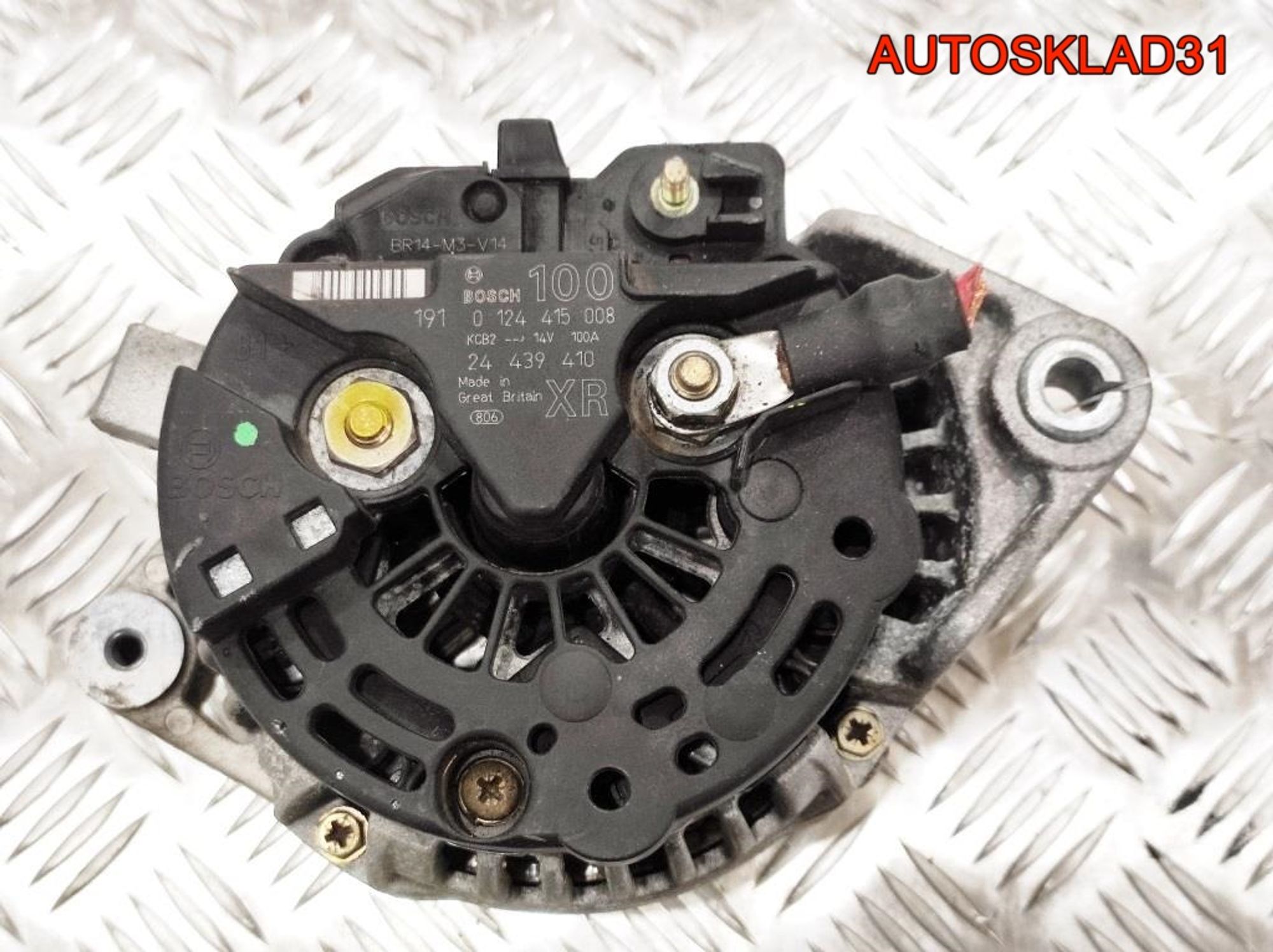 Генератор 100A Opel Vectra B 2,2 Z22SE 24439410 (Р), 4500 рублей, Дубовое