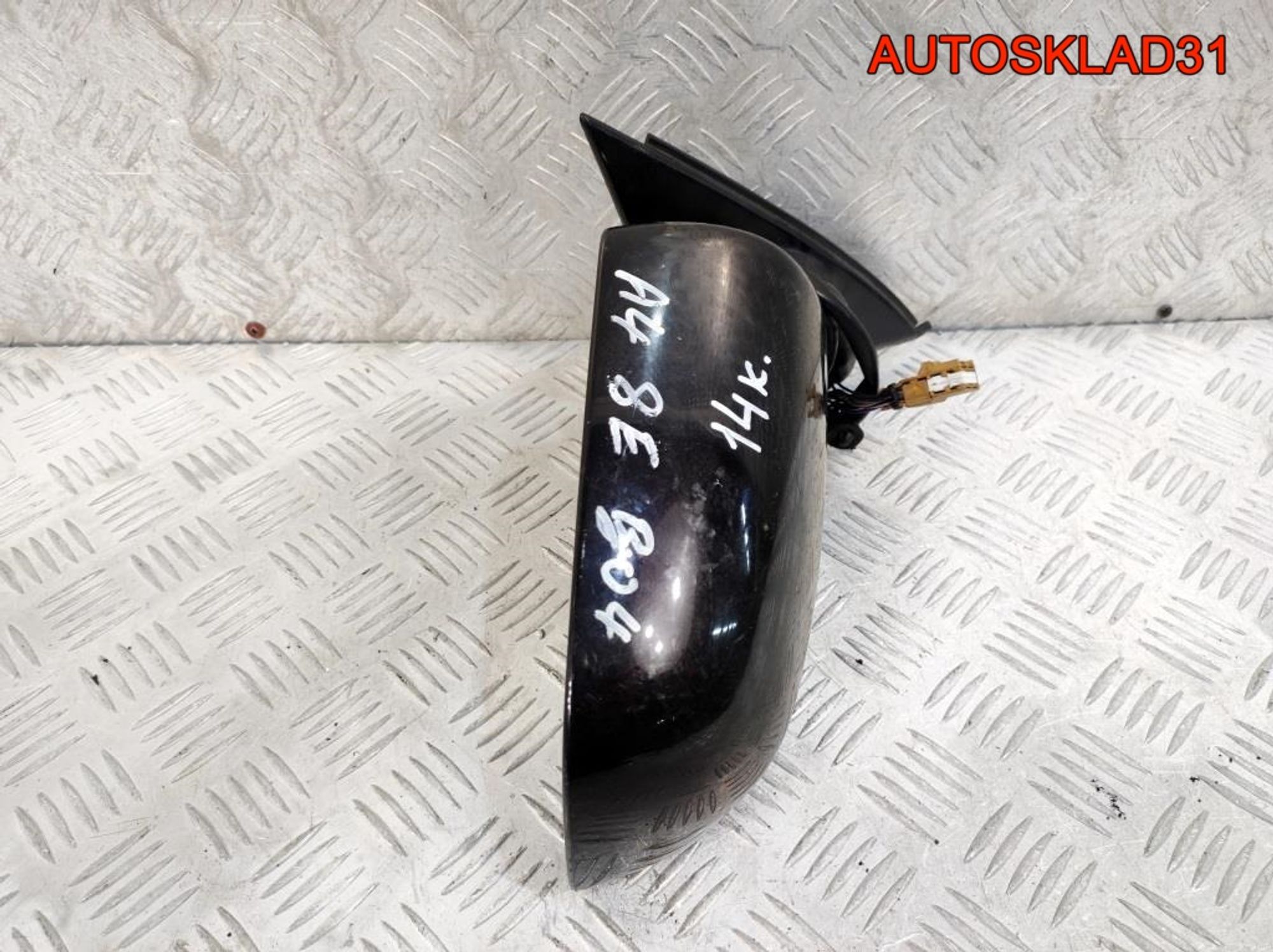 Зеркало правое 14 контактов Audi A4 B6 8E2858532AС, 5000 рублей, Дубовое