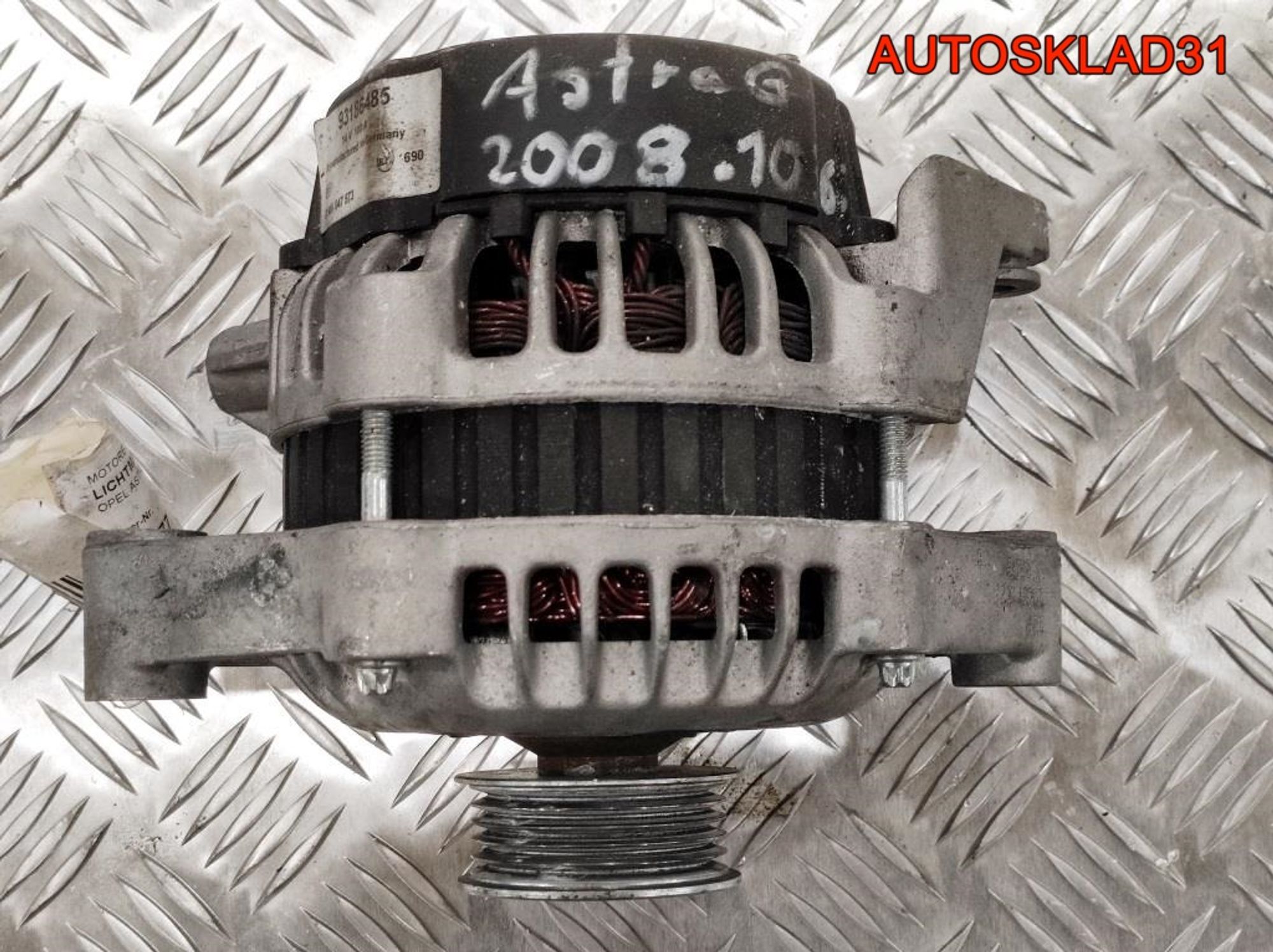 Генератор 100A Opel Astra G 1,6 Бензин 93186485 (Р), 4500 рублей, Дубовое