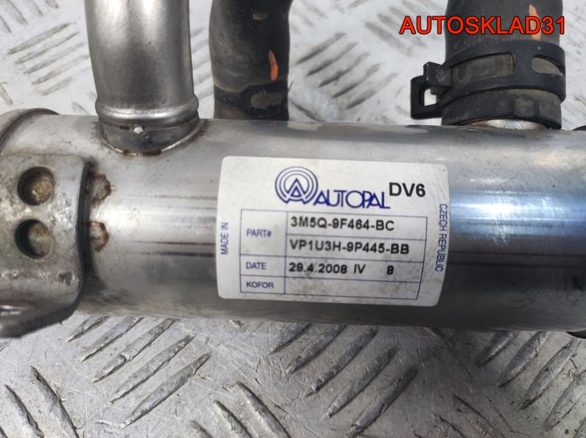 Радиатор EGR Ford Focus 2 1,6 G8DB 3M5Q9F464BC, 900 рублей, Дубовое