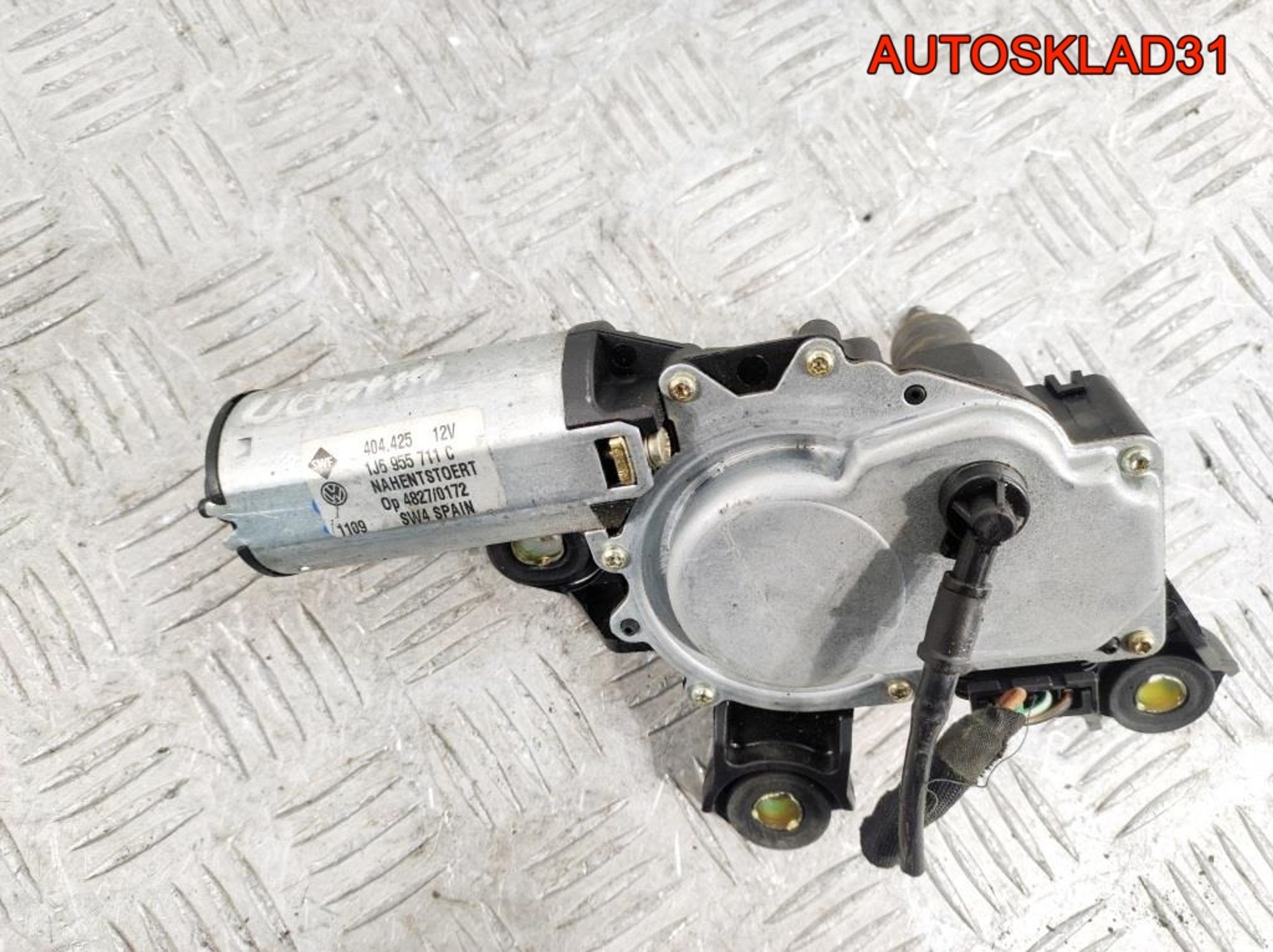 Моторчик стеклоочистителя задний Skoda Octavia A4 1J6955711C, 2700 рублей, Дубовое