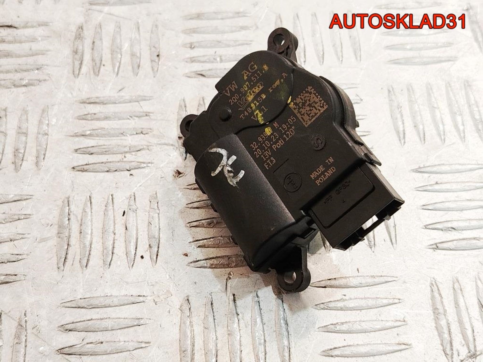 Сервопривод отопителя VW Passat B6 2Q0907511E, 1000 рублей, Дубовое